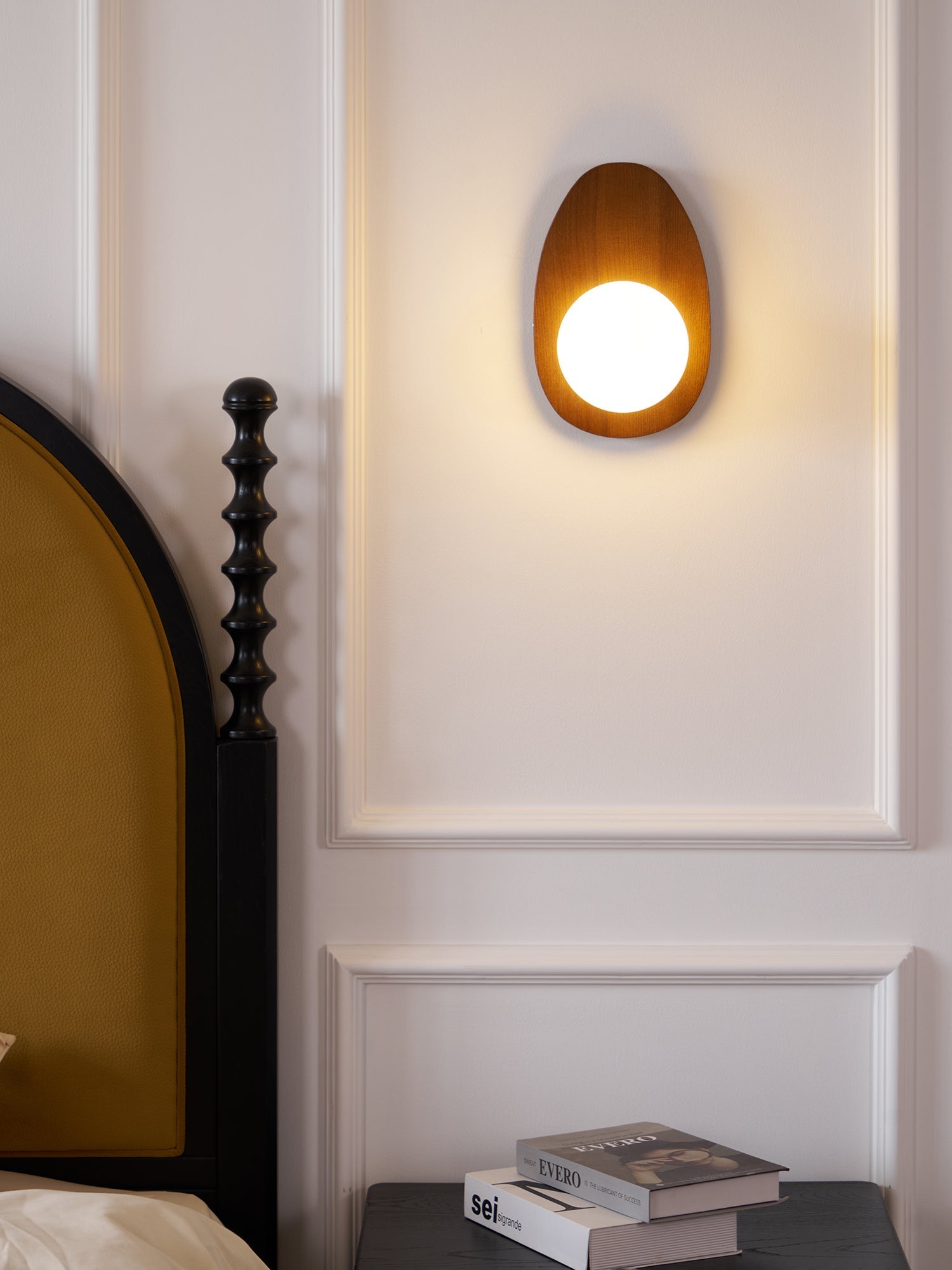 Orba Walnut Wall Lamp - Letslighting