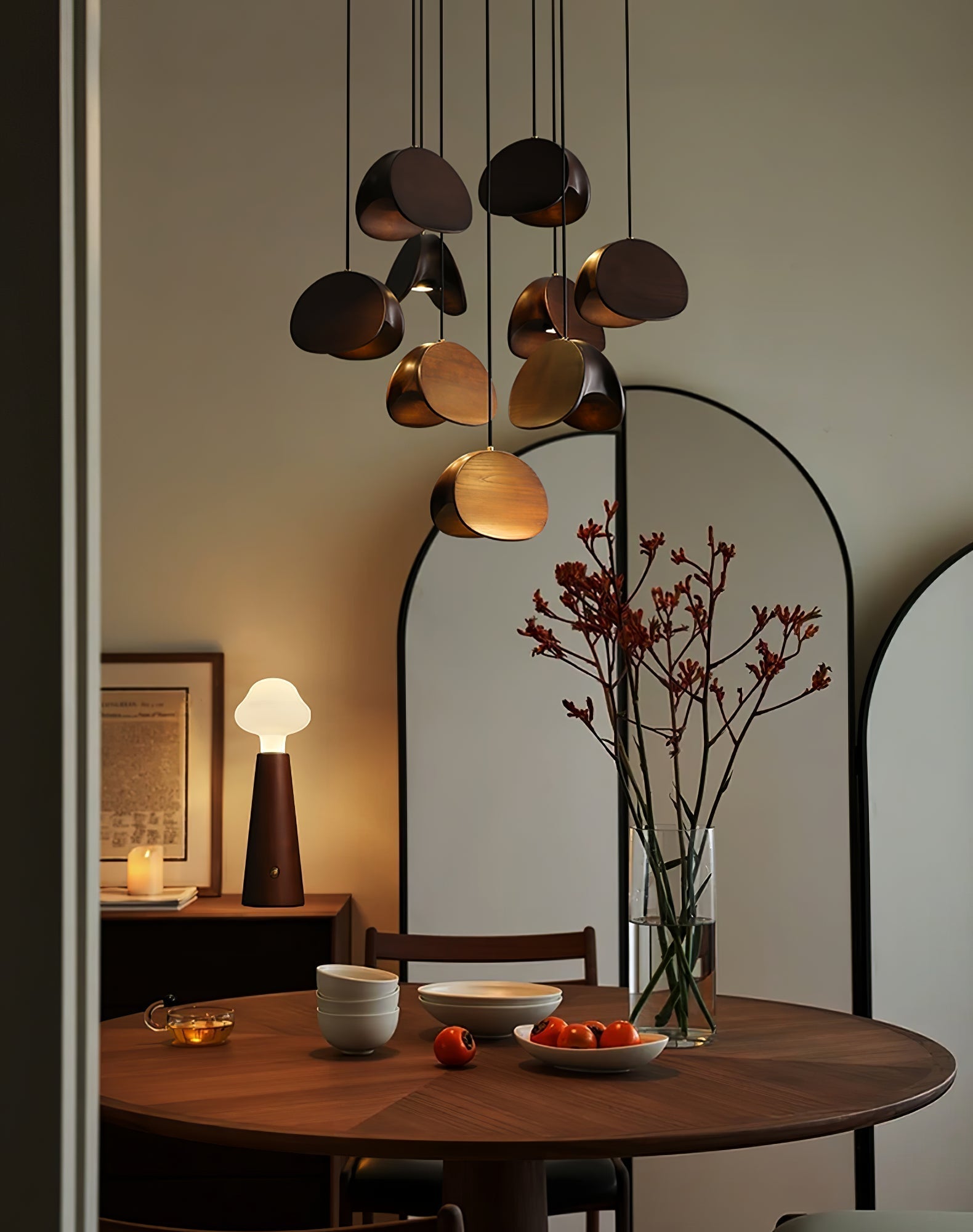 Tavro Minimalist Wood Pendant Light - Letslighting