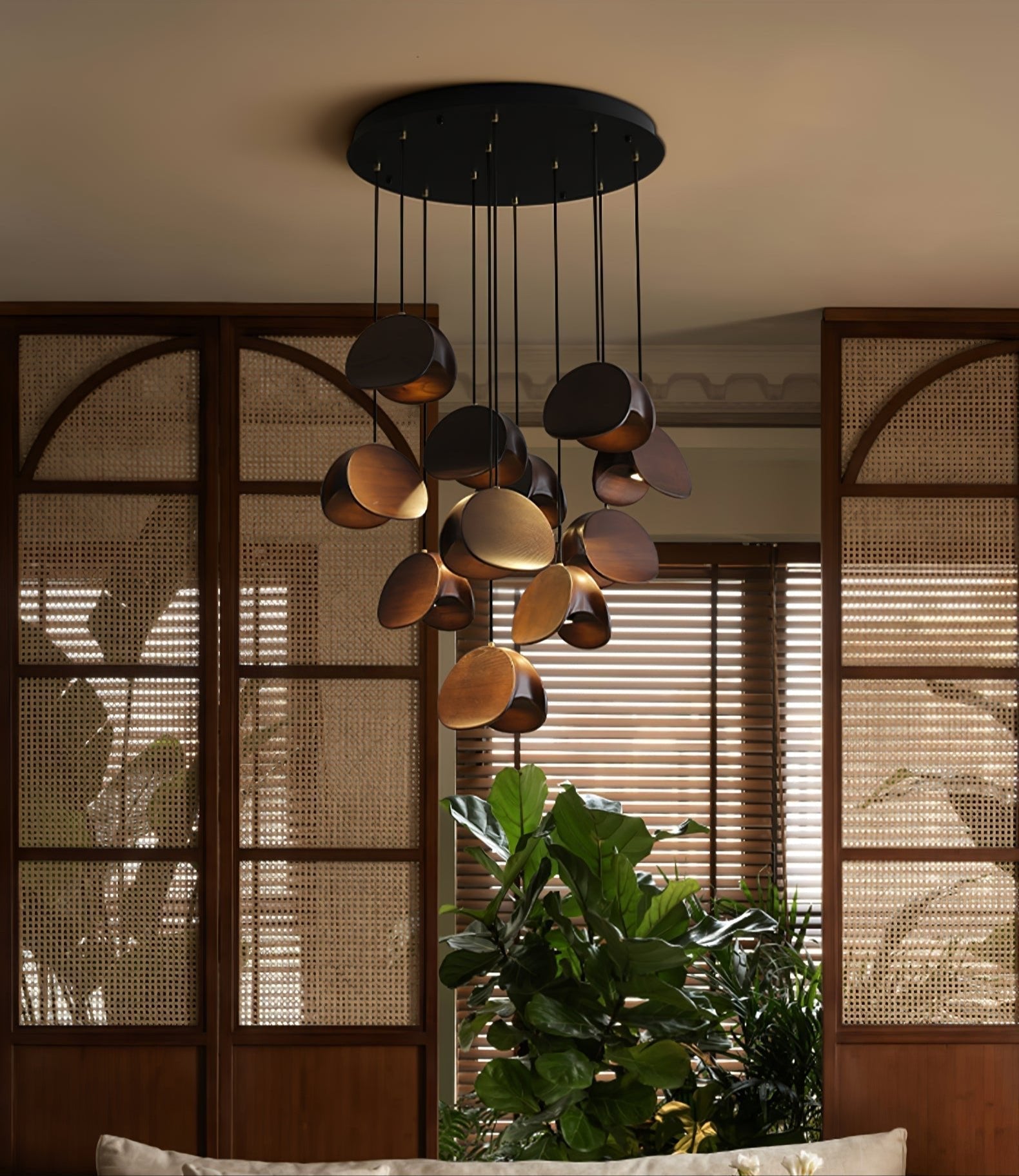 Tavro Minimalist Wood Pendant Light - Letslighting