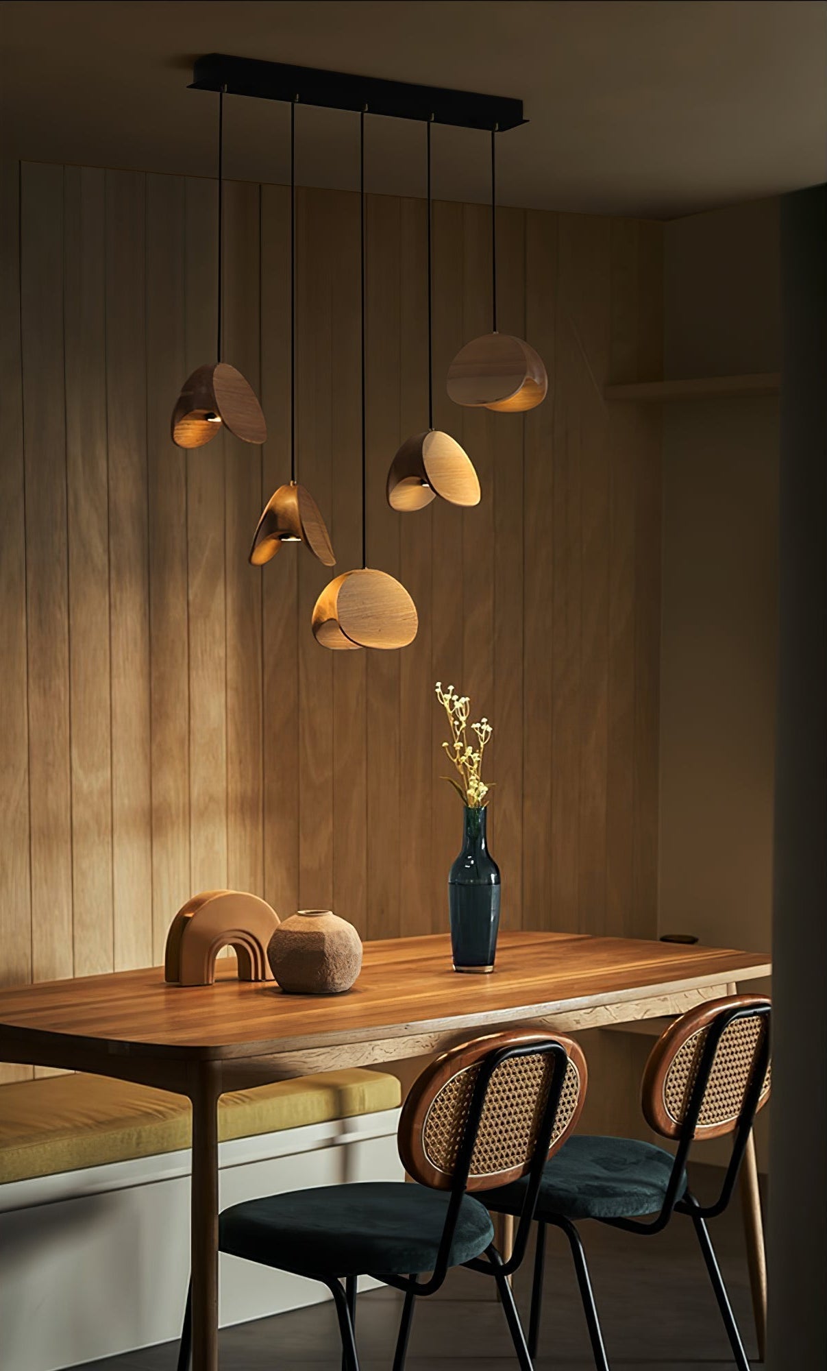 Tavro Minimalist Wood Pendant Light - Letslighting