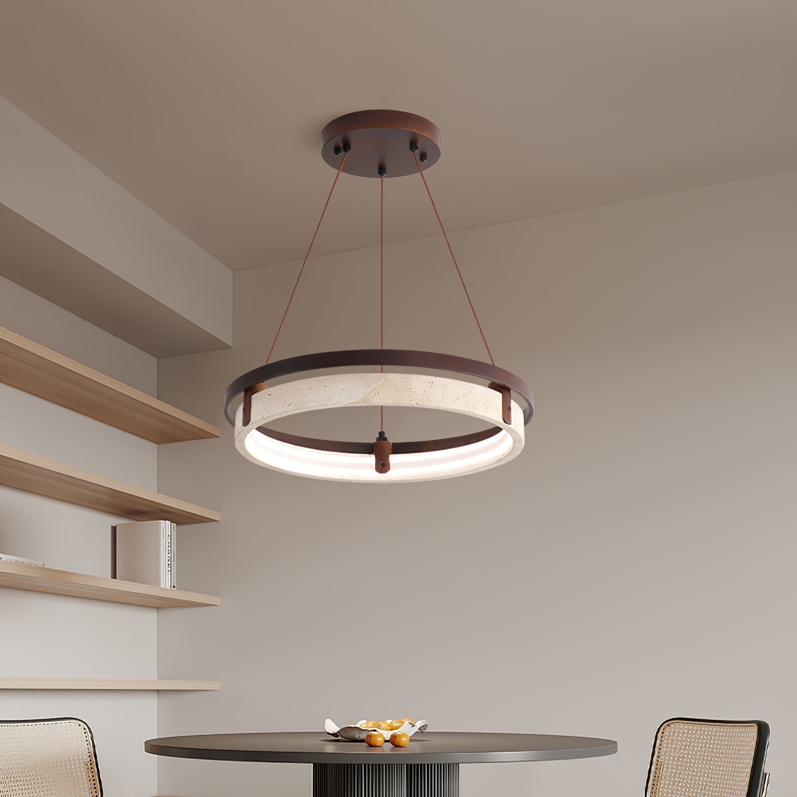 Veraearae Travertine Pendant Light - Letslighting