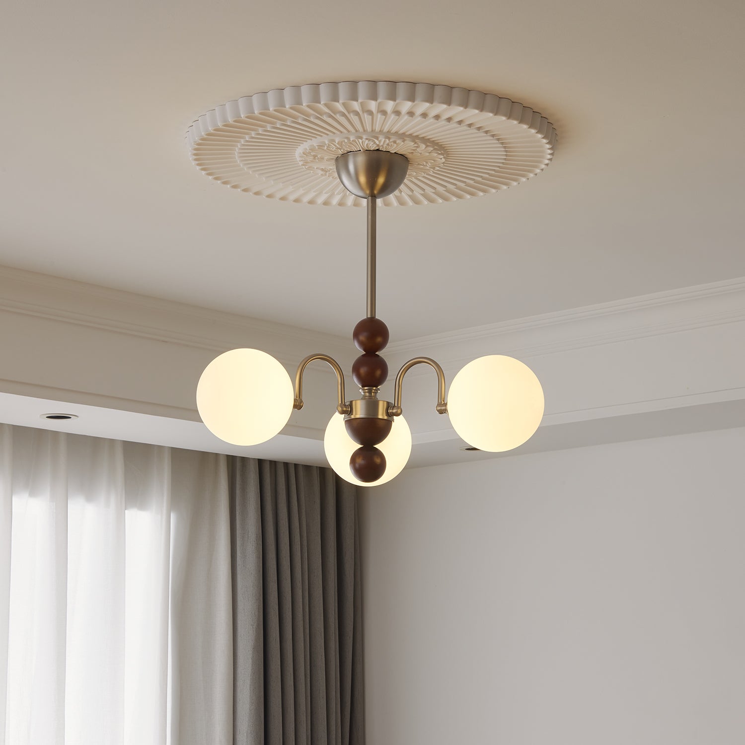 Orbital Curve Chandelier - Letslighting