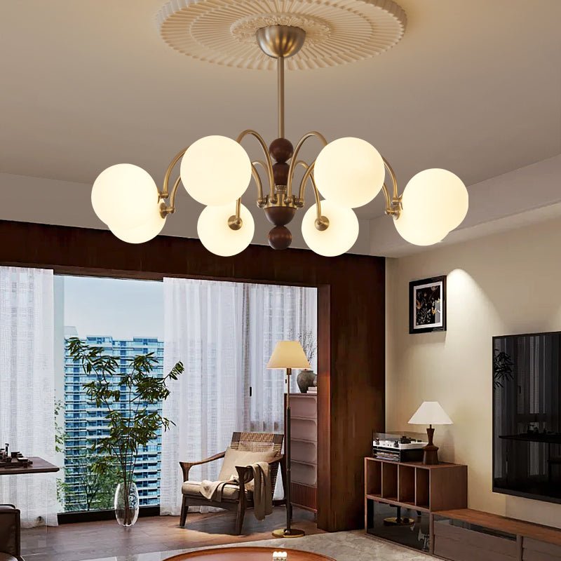 Orbital Curve Chandelier - Letslighting