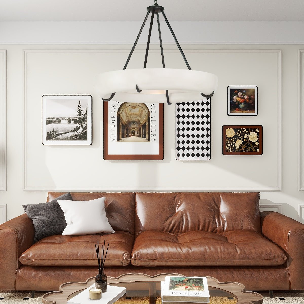 Daria Modern Alabaster Pendant Light - Letslighting