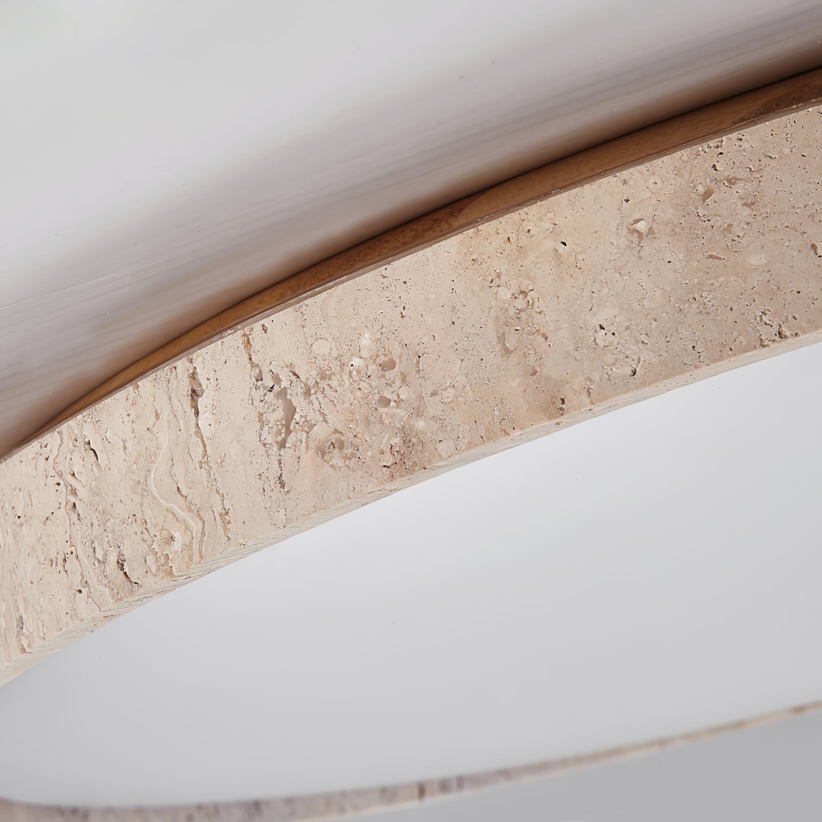 Kathy Travertine Round Ceiling Light - Letslighting