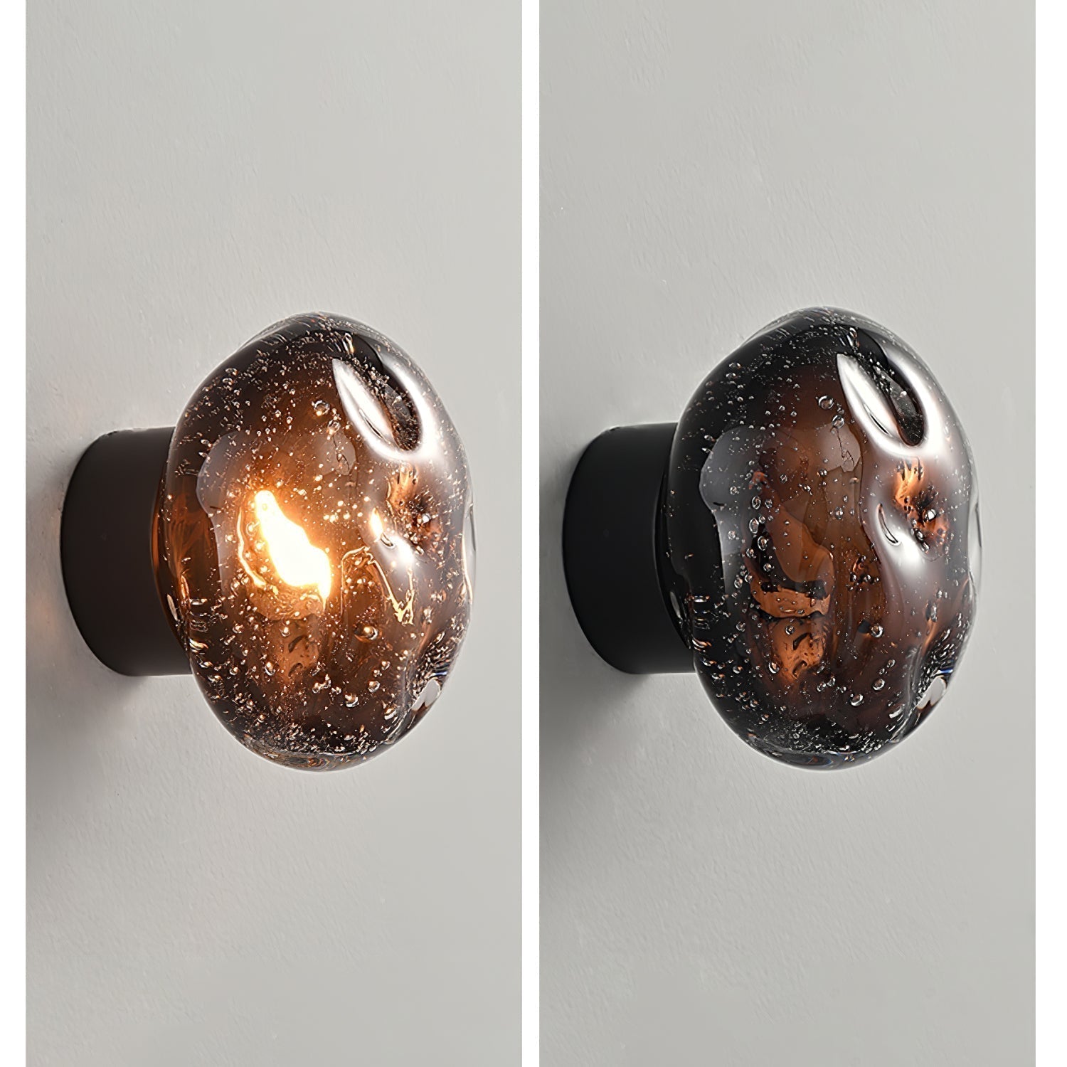 Orrin Molten Glass Wall Light - Letslighting