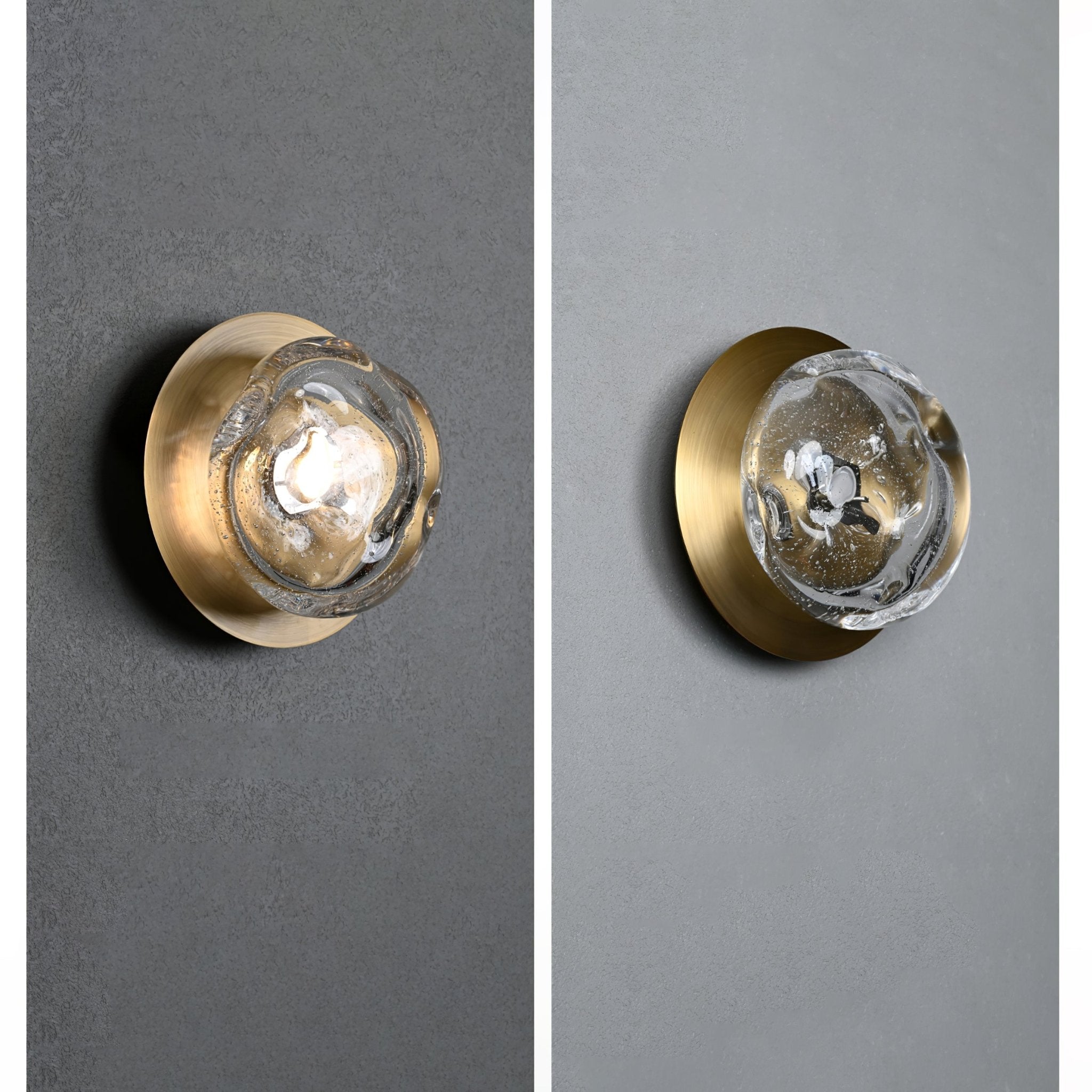 Orrin Molten Glass Wall Light - Letslighting