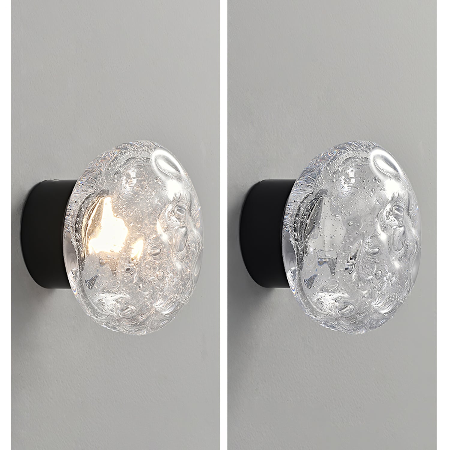 Orrin Molten Glass Wall Light - Letslighting