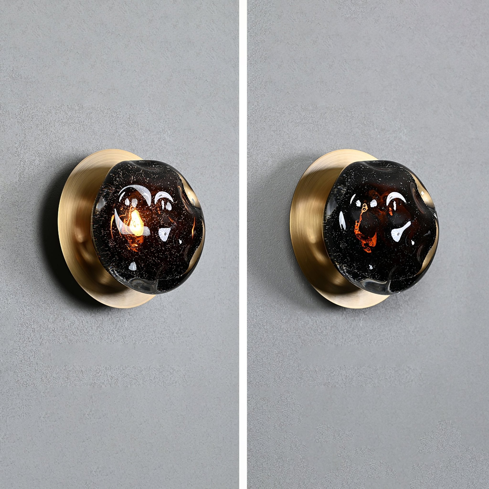 Orrin Molten Glass Wall Light - Letslighting