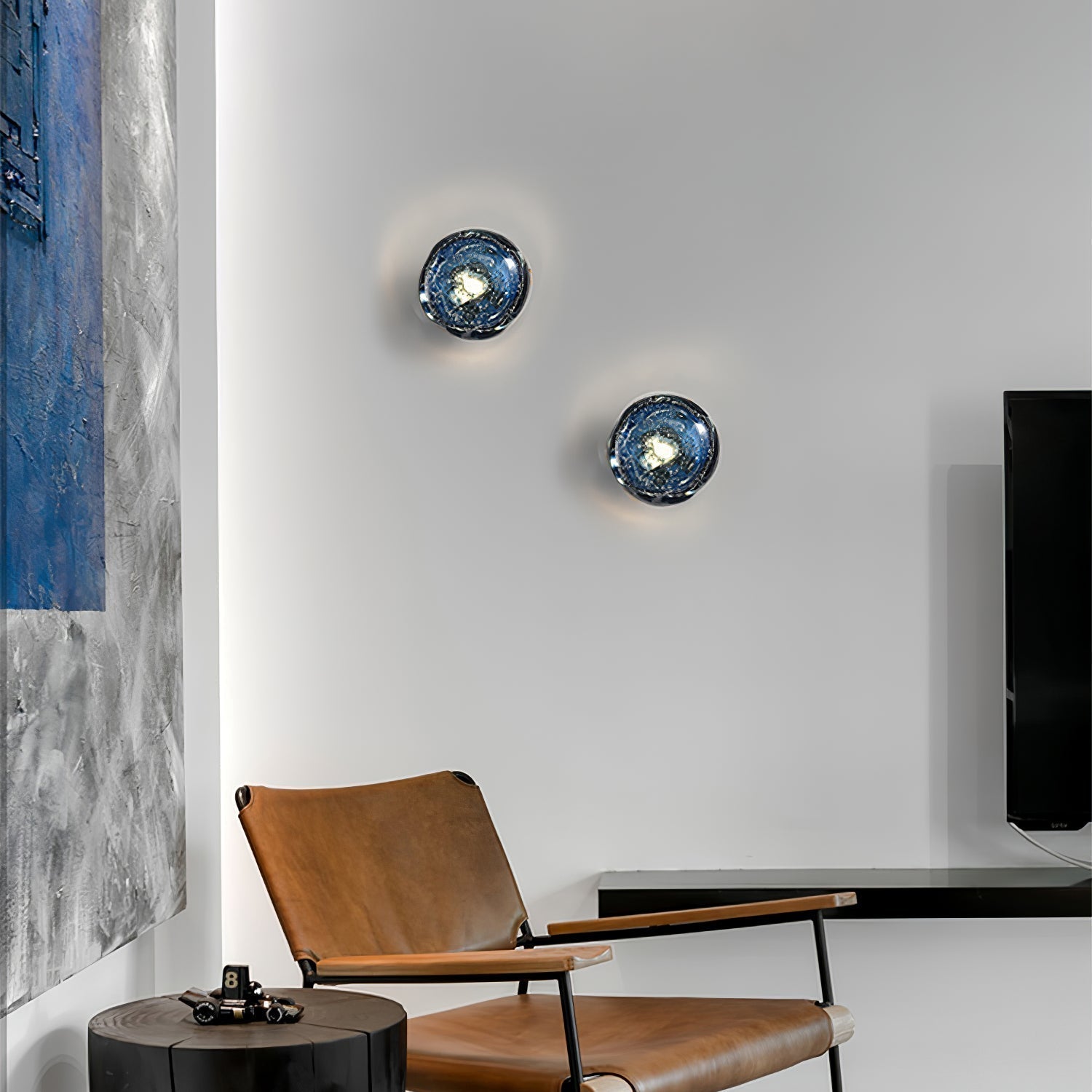 Orrin Molten Glass Wall Light - Letslighting