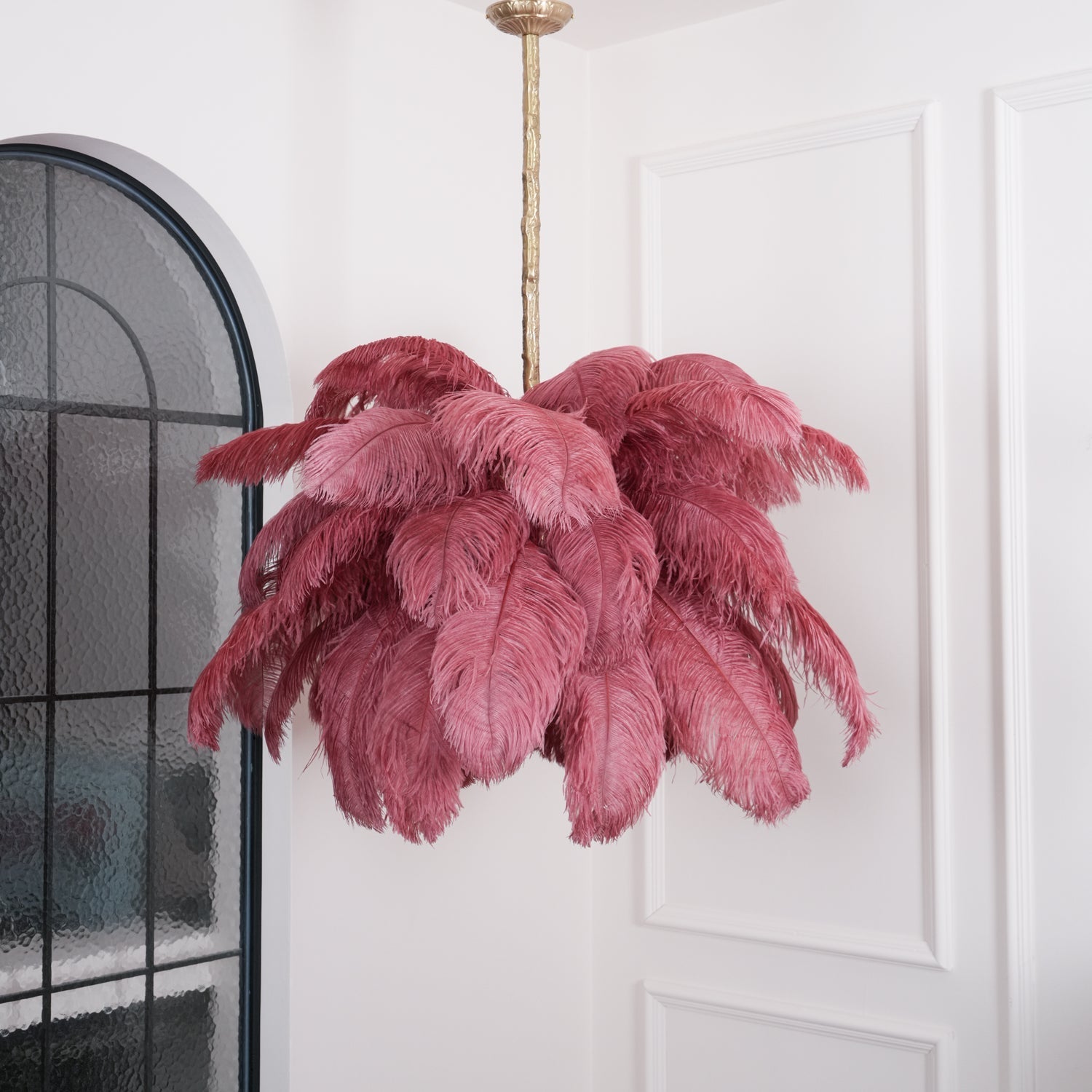 Ostrich Feather Chandelier - Letslighting