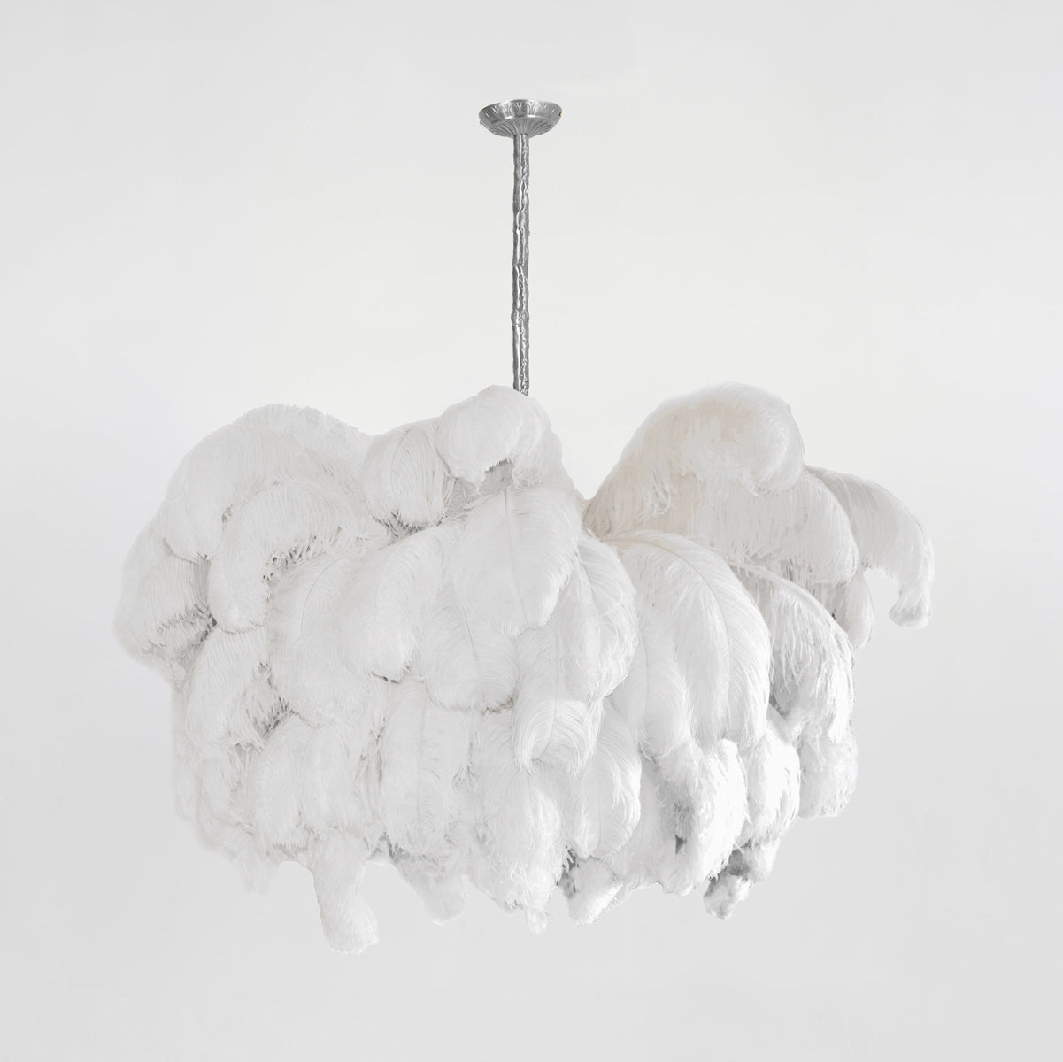 Ostrich Feather Chandelier - Letslighting