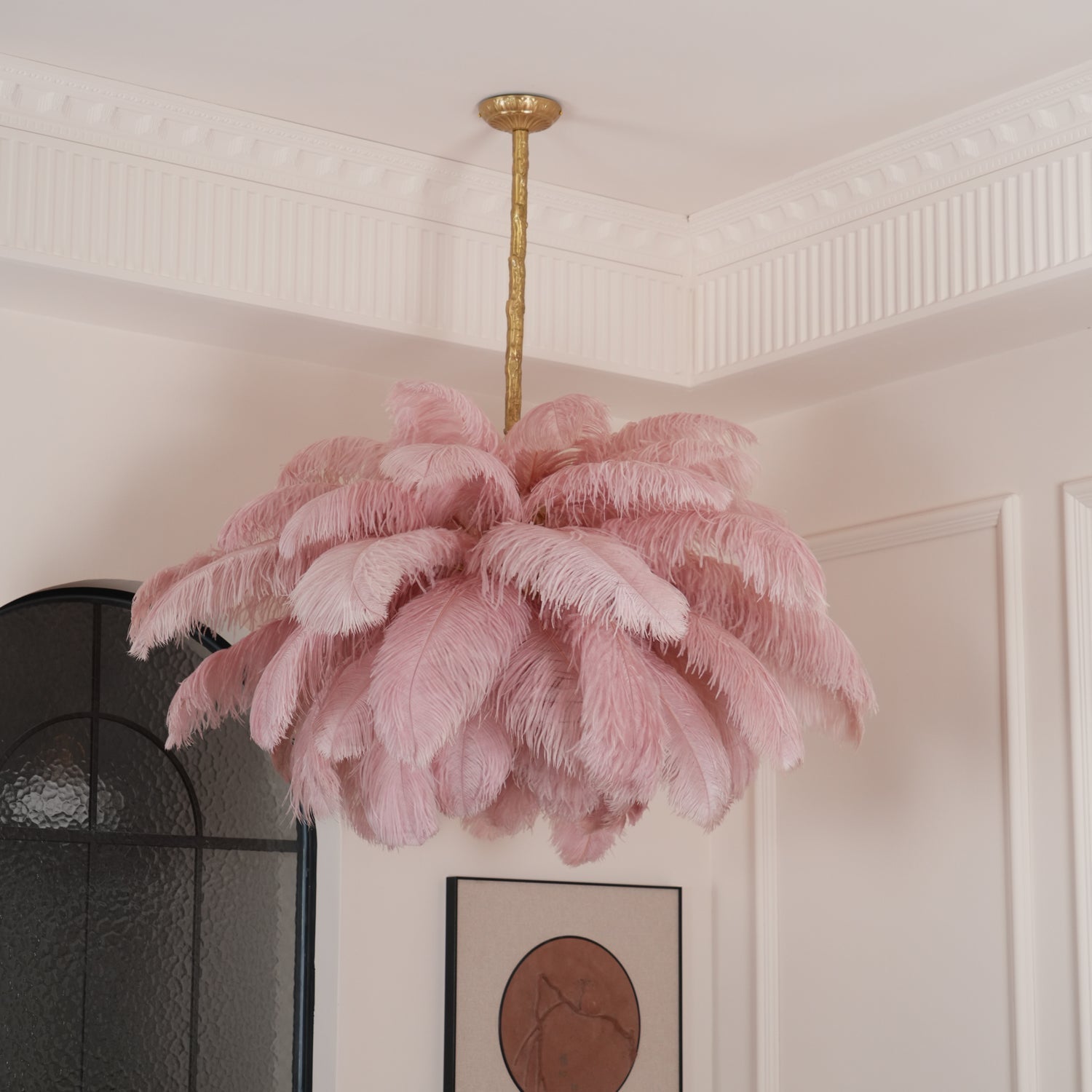 Ostrich Feather Chandelier - Letslighting