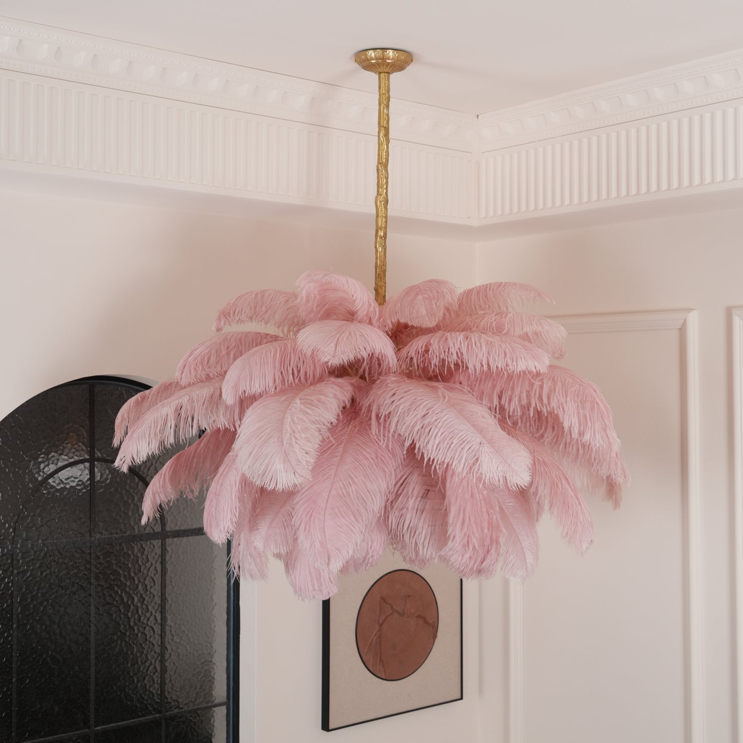 Ostrich Feather Chandelier - Letslighting
