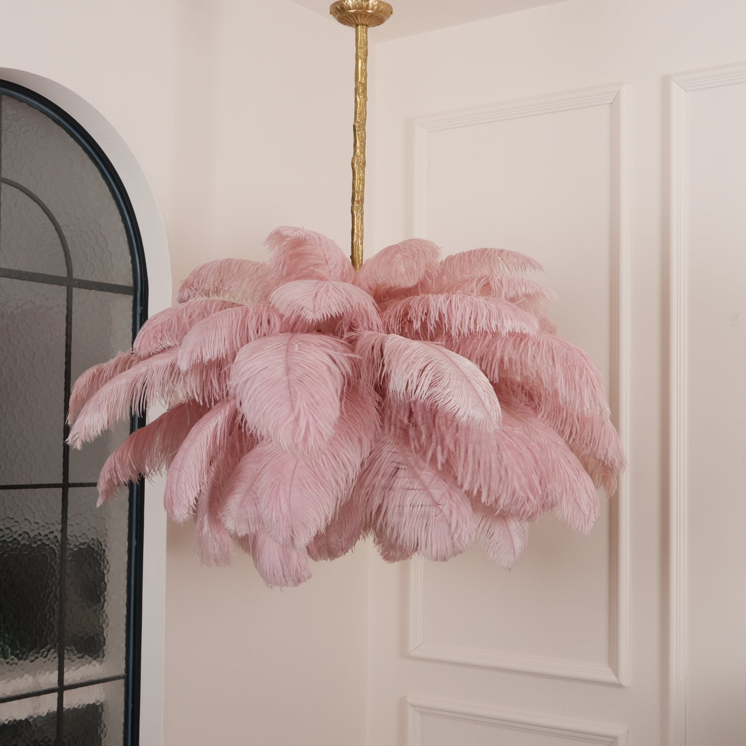 Ostrich Feather Chandelier - Letslighting