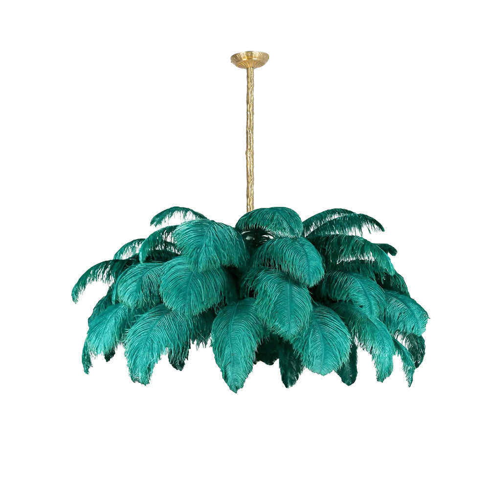 Ostrich Feather Chandelier - Letslighting