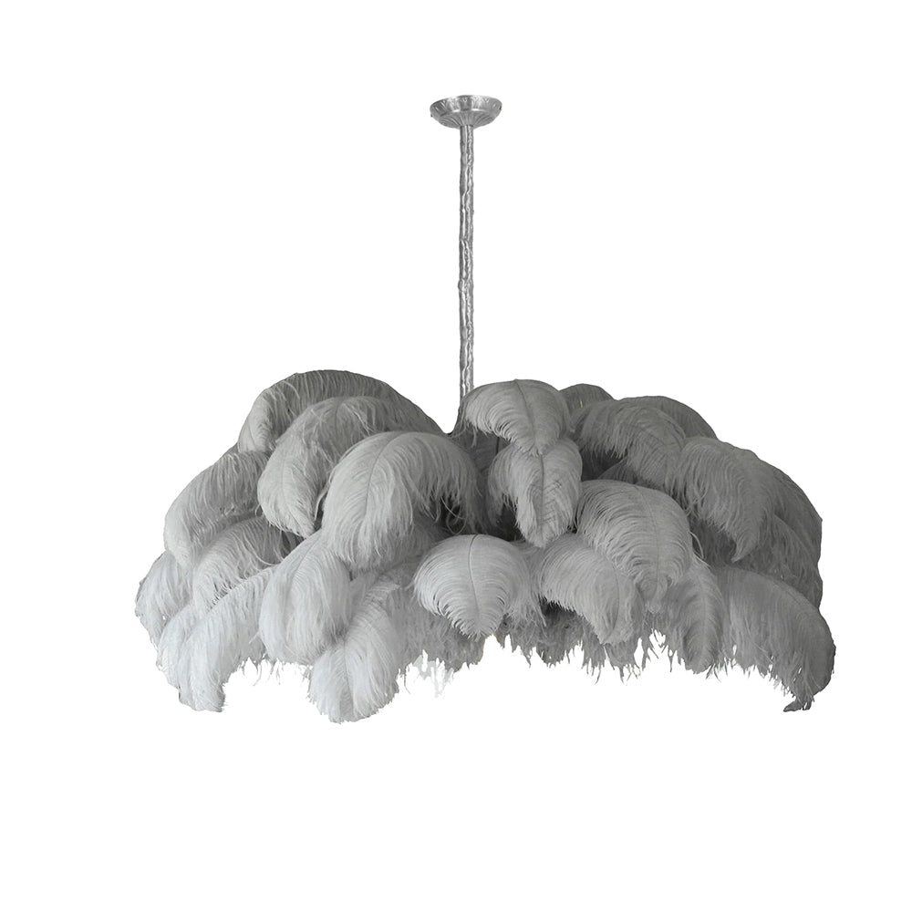 Ostrich Feather Chandelier - Letslighting