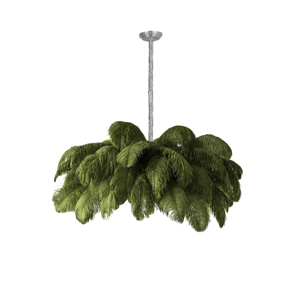 Ostrich Feather Chandelier - Letslighting