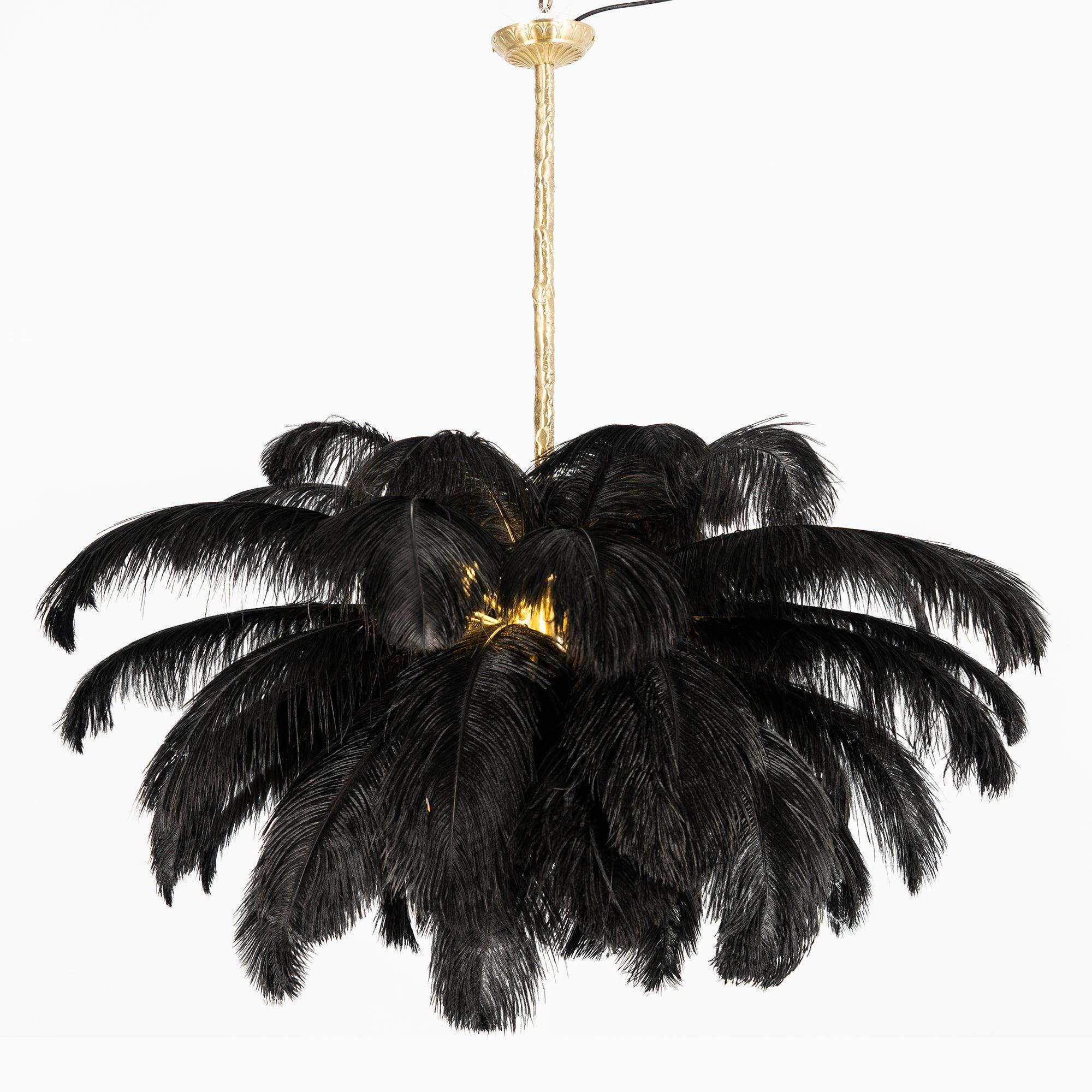 Ostrich Feather Chandelier - Letslighting