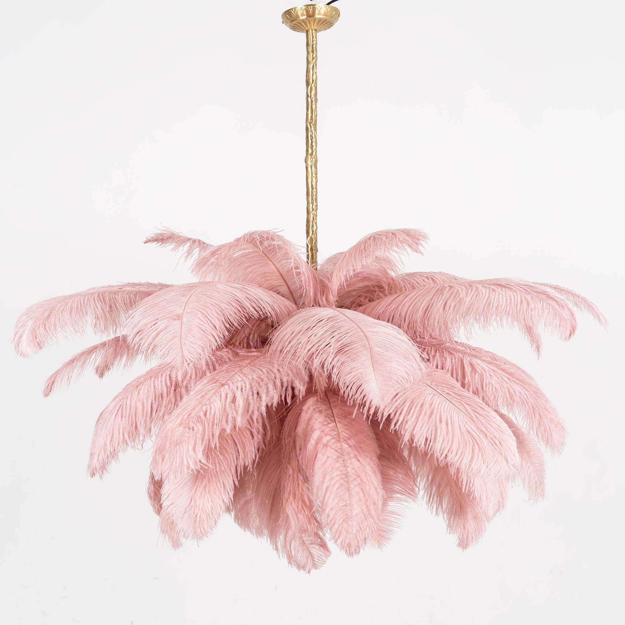 Ostrich Feather Chandelier - Letslighting