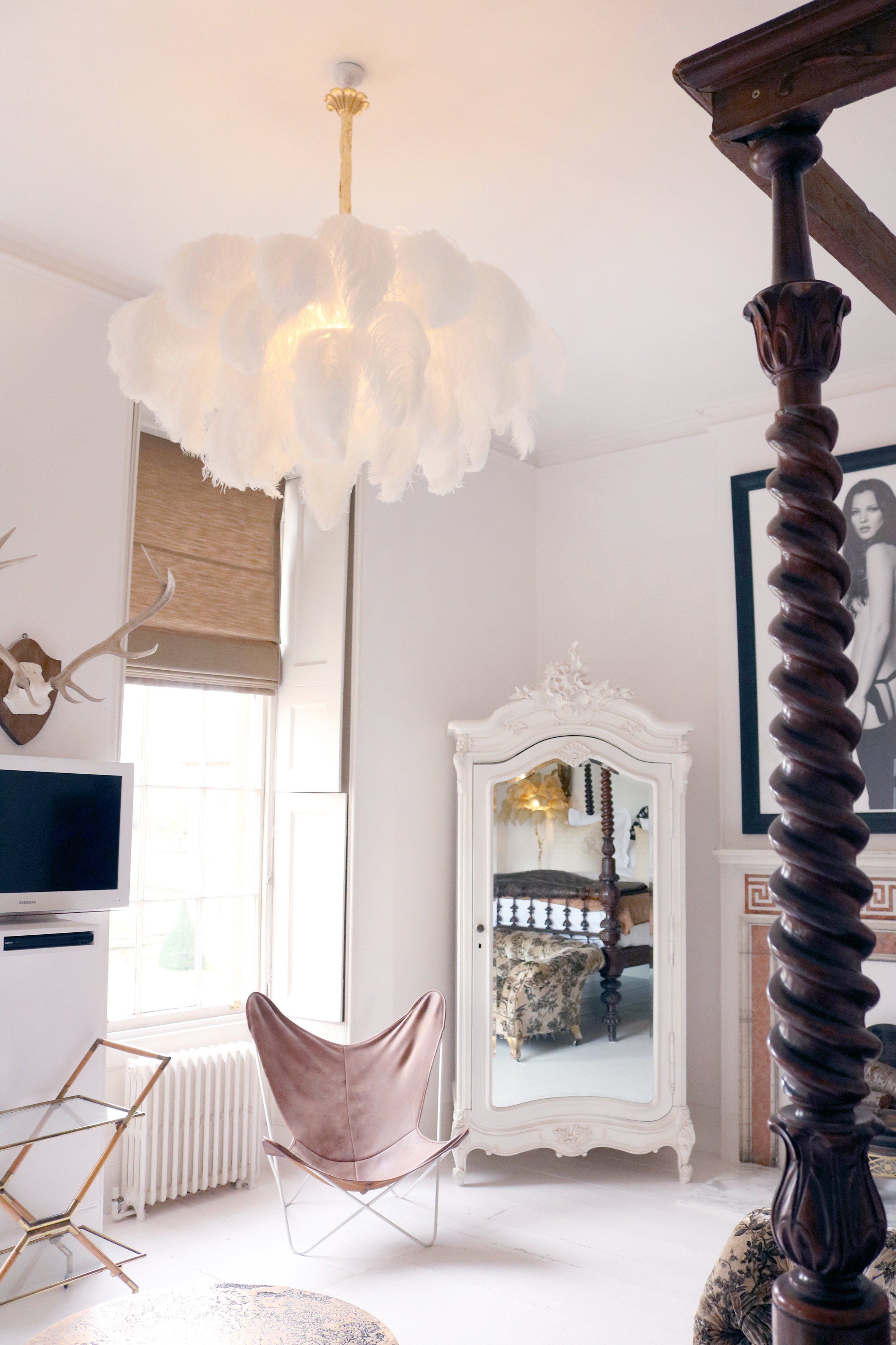 Ostrich Feather Chandelier - Letslighting