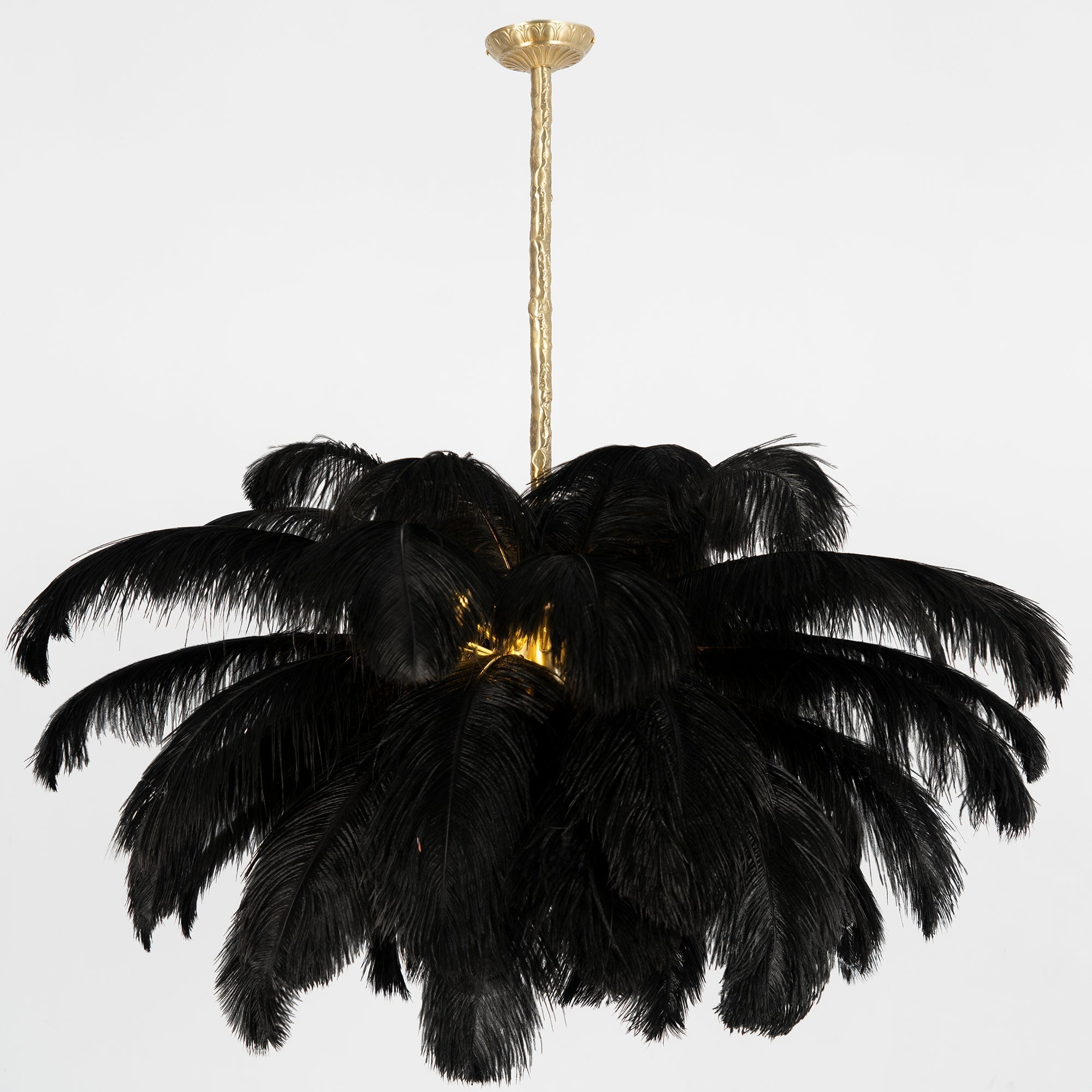 Ostrich Feather Chandelier - Letslighting