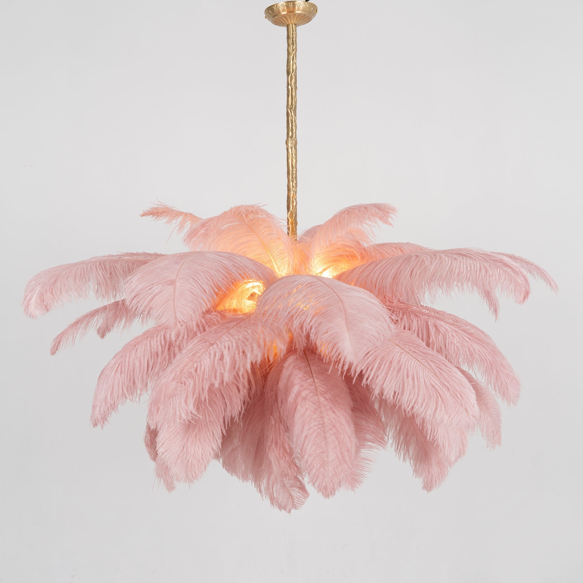Ostrich Feather Chandelier - Letslighting