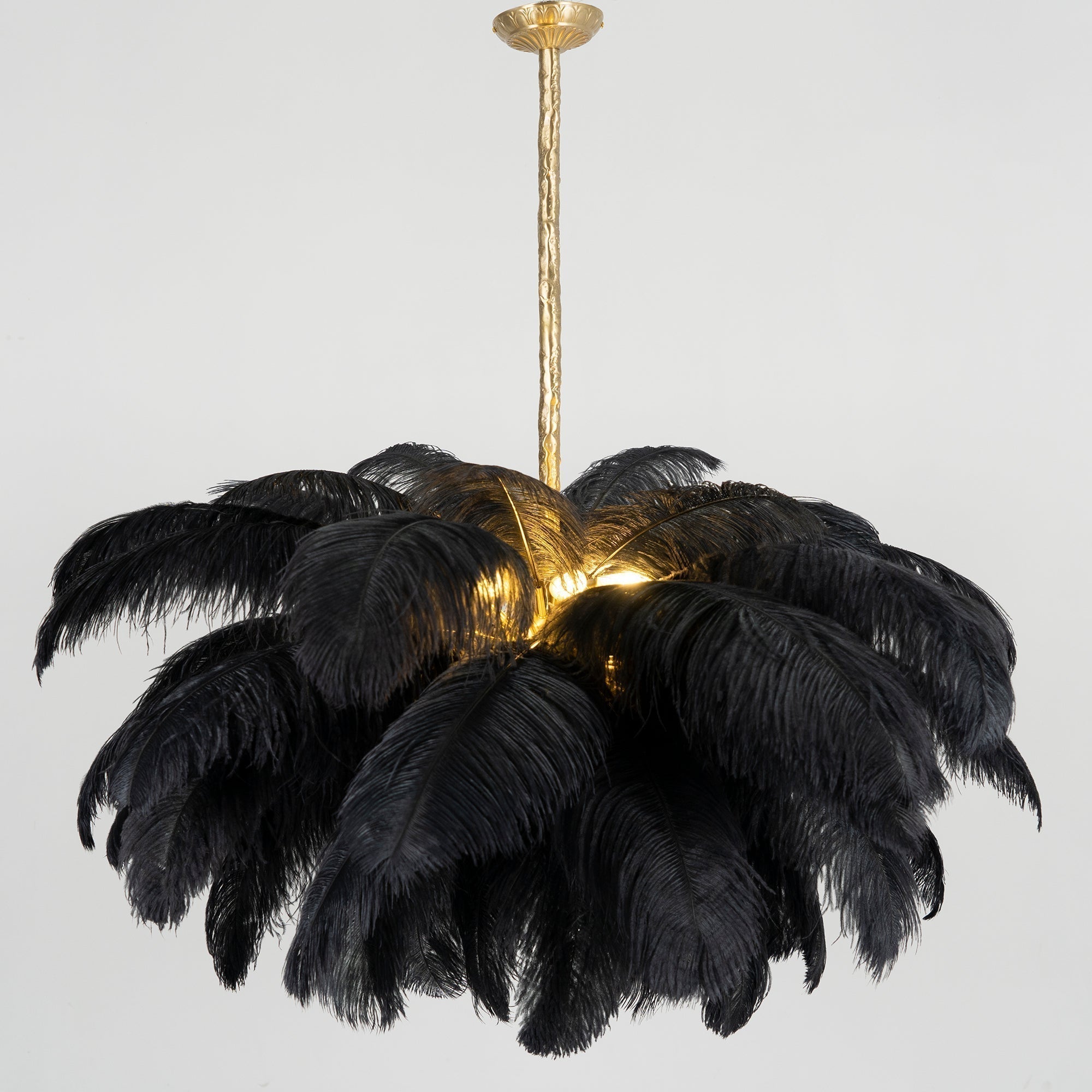 Ostrich Feather Chandelier - Letslighting