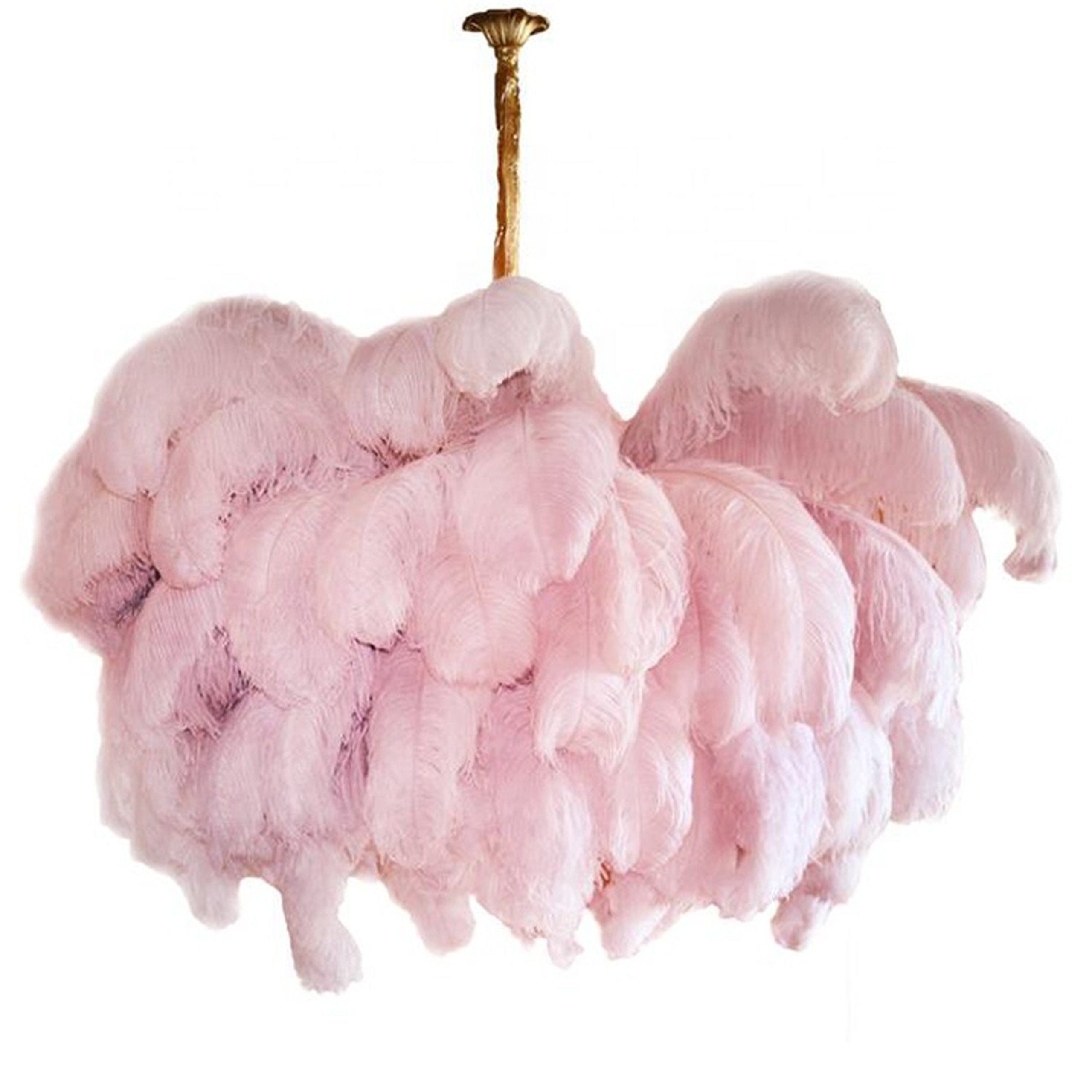 Ostrich Feather Chandelier - Letslighting