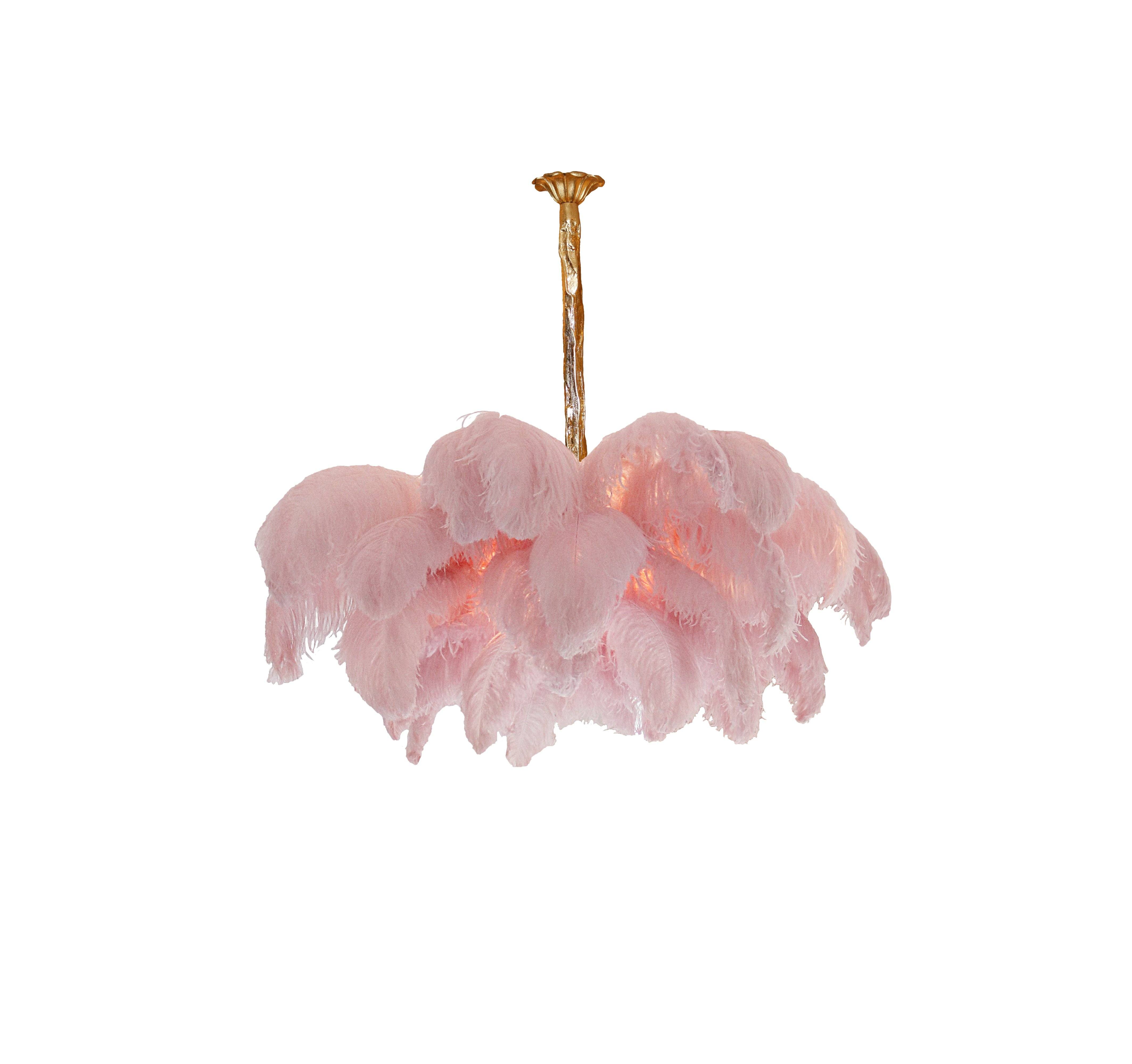 Ostrich Feather Chandelier - Letslighting