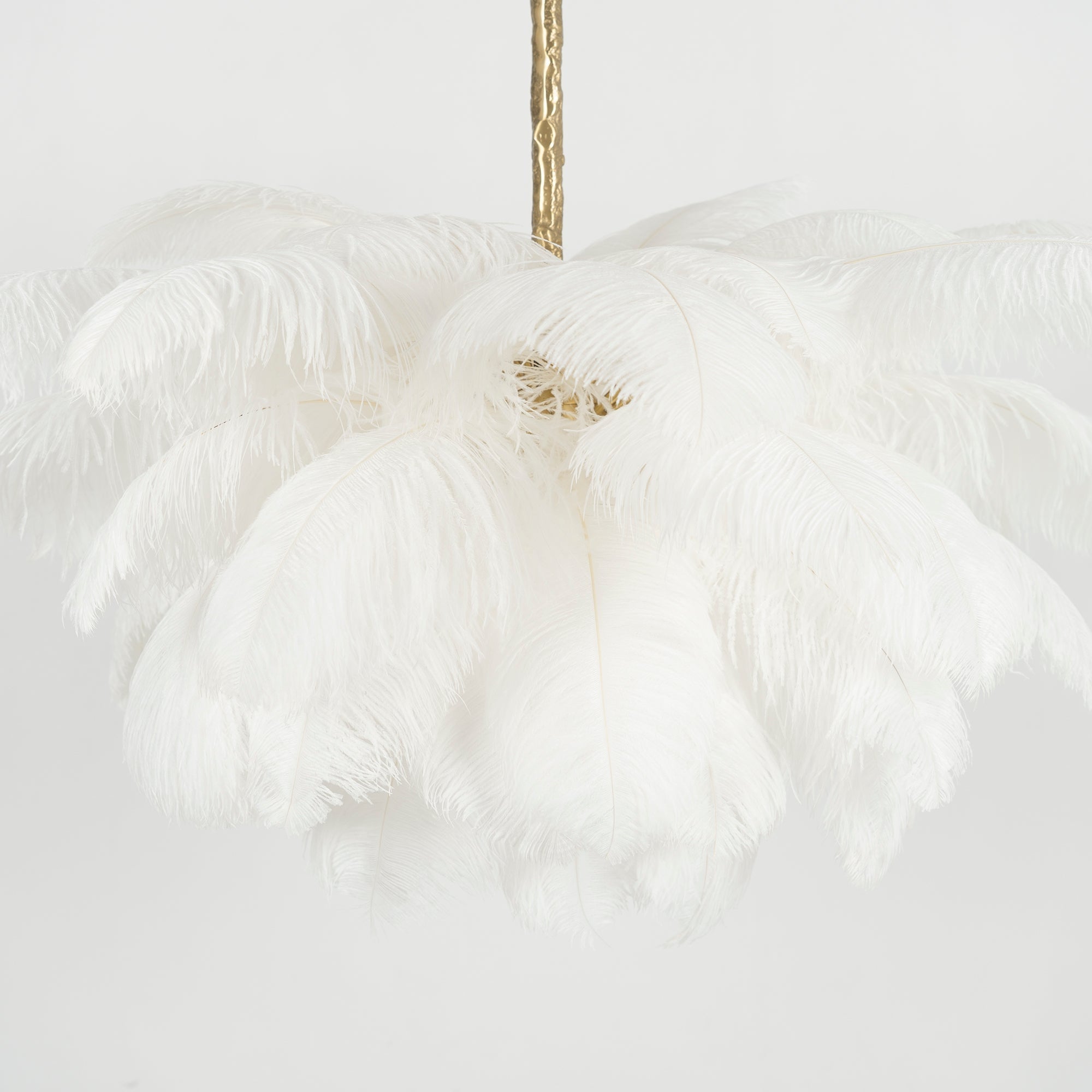 Ostrich Feather Chandelier - Letslighting