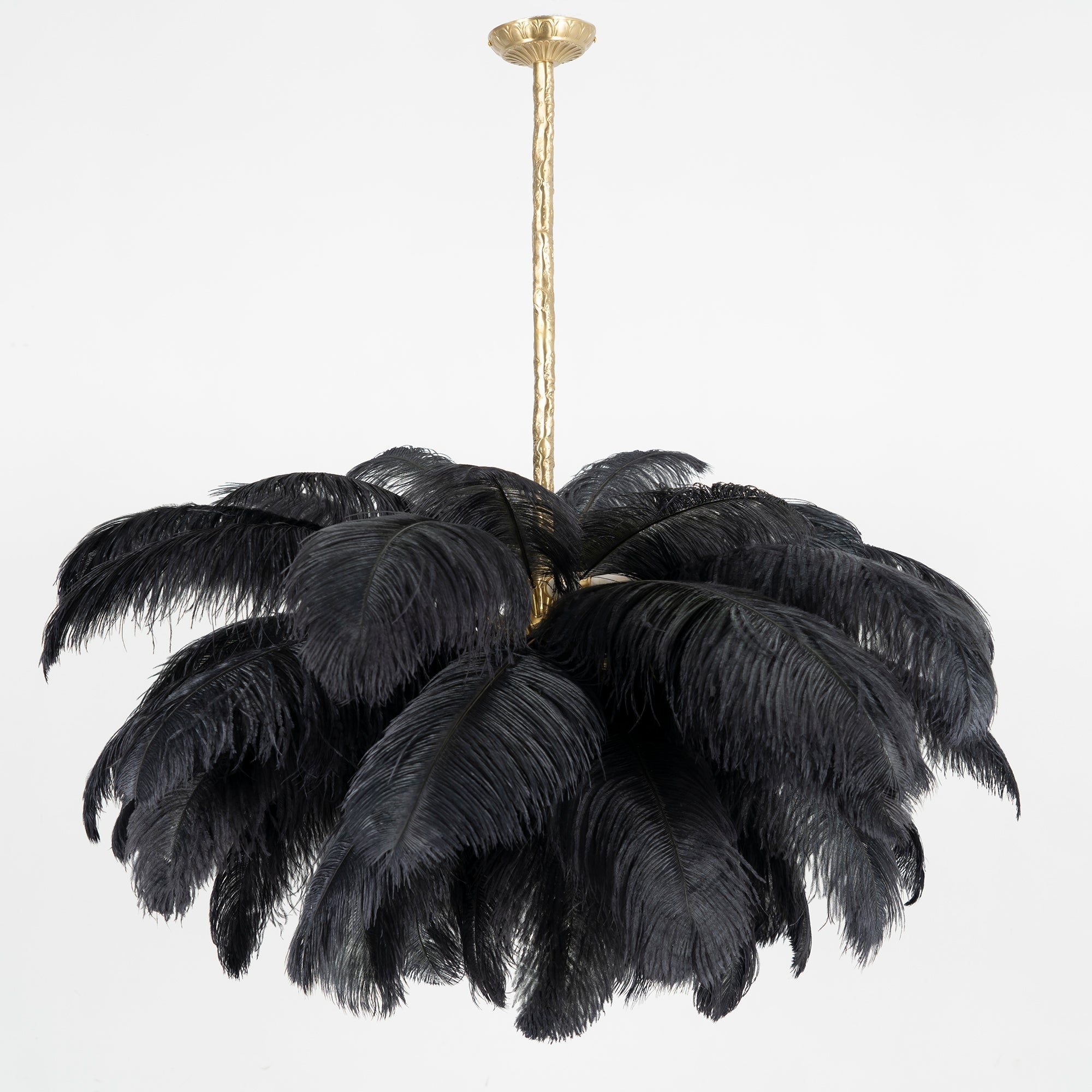 Ostrich Feather Chandelier - Letslighting