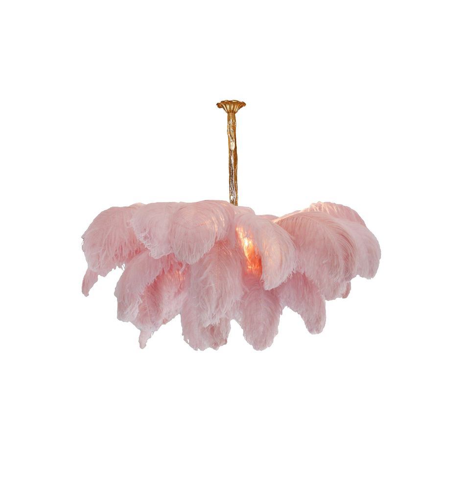 Ostrich Feather Chandelier - Letslighting