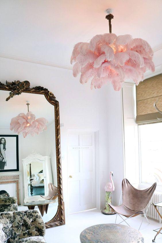 Ostrich Feather Chandelier - Letslighting