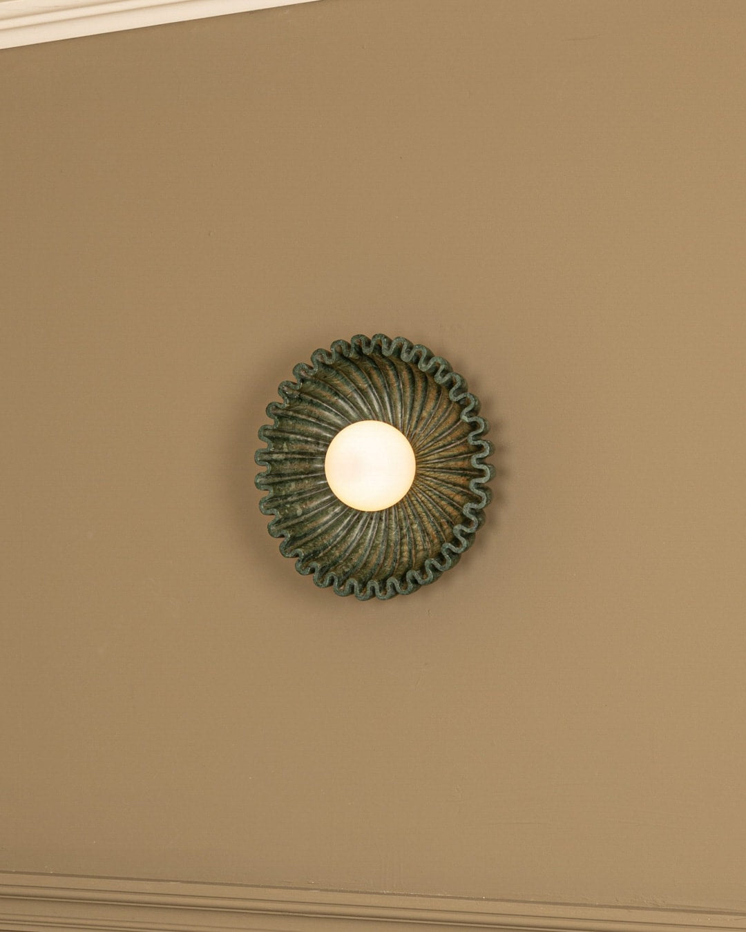 Ivvinen Premium Elegance Marble Glass Wall Lamp - Lamp Copper