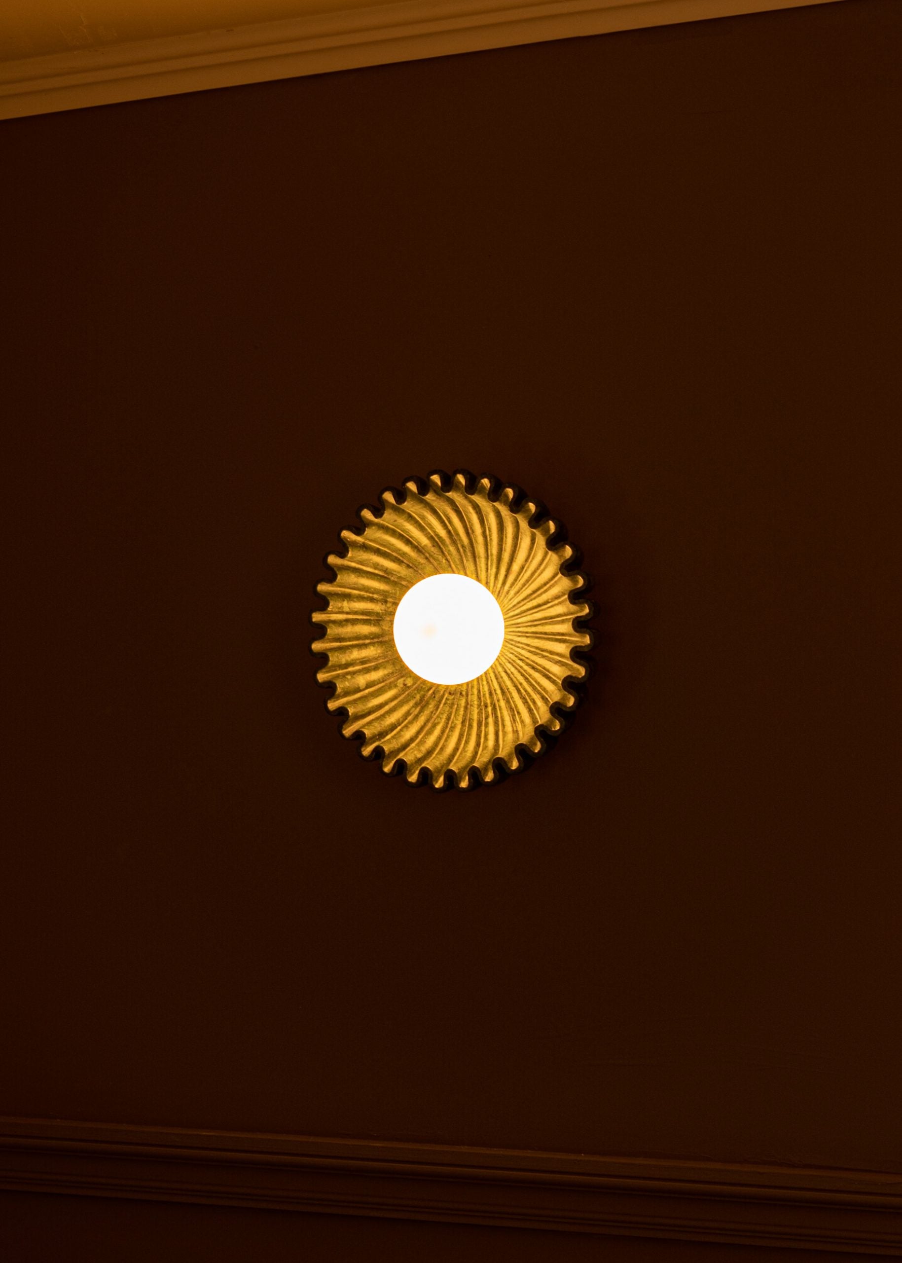 Ivvinen Premium Elegance Marble Glass Wall Lamp - Lamp Copper