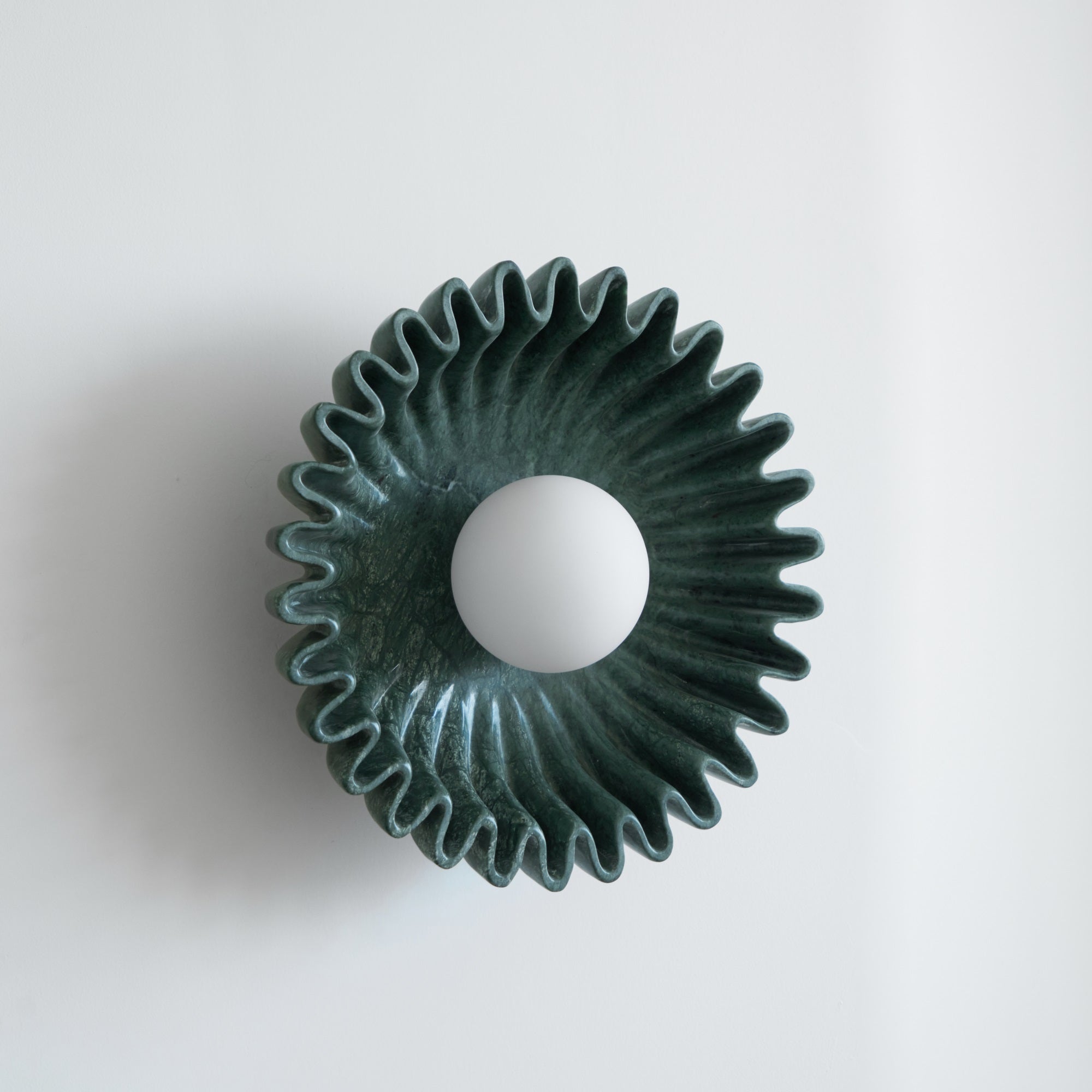 Ivvinen Premium Elegance Marble Glass Wall Lamp - Lamp Copper