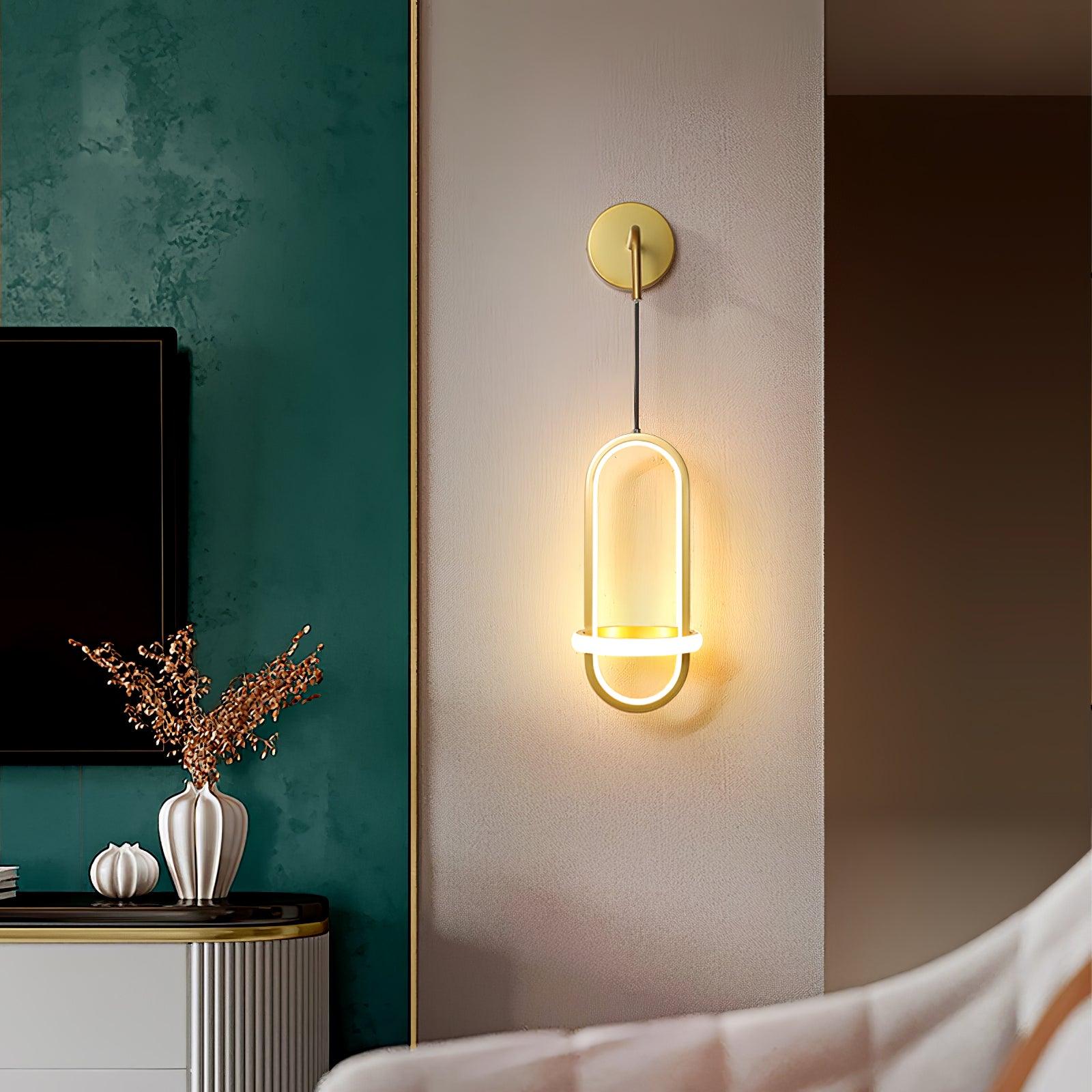 Oval Brass Wall Light - Letslighting