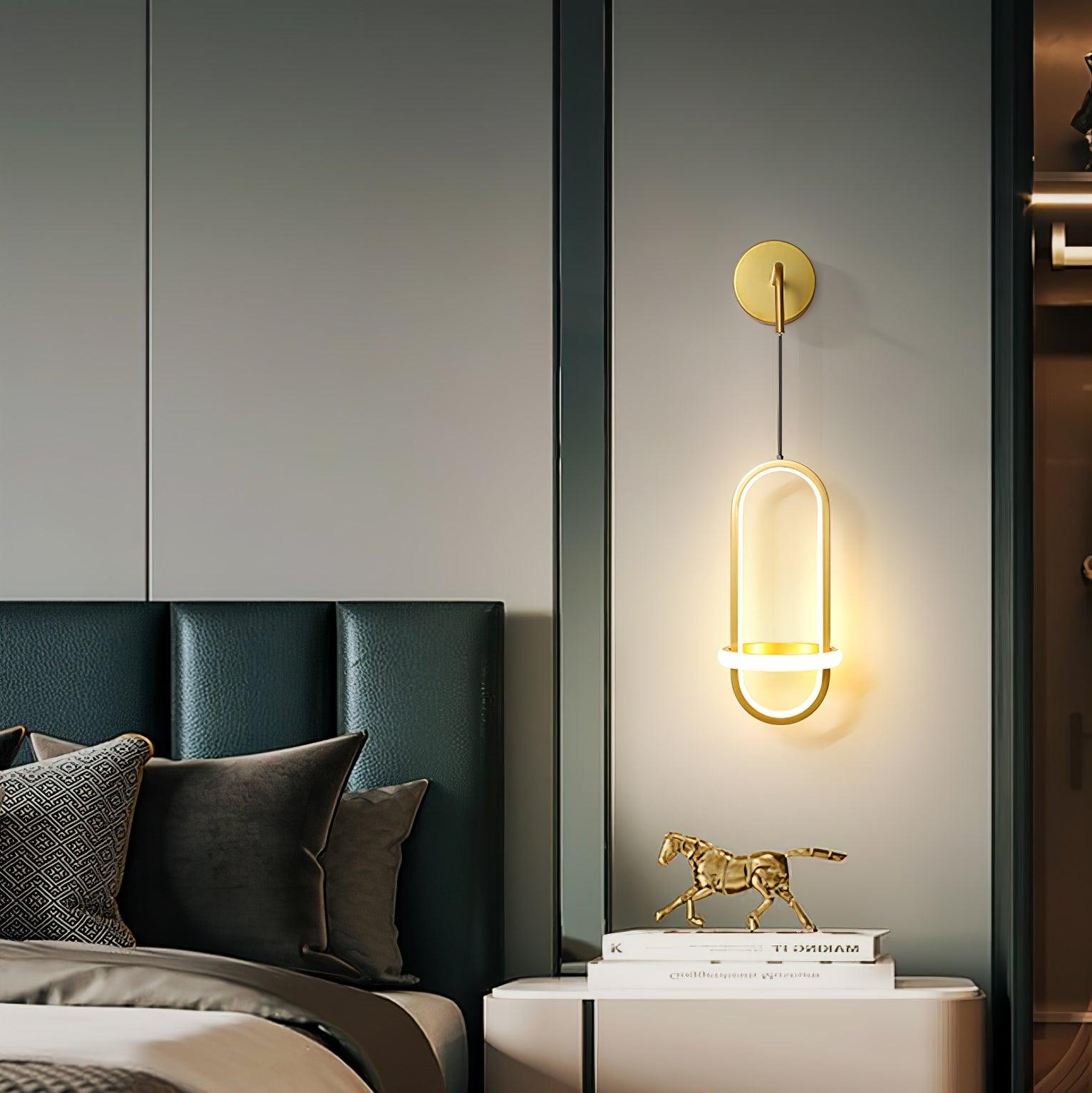 Oval Brass Wall Light - Letslighting