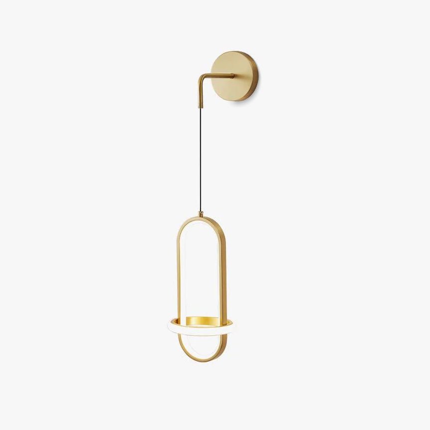 Oval Brass Wall Light - Letslighting