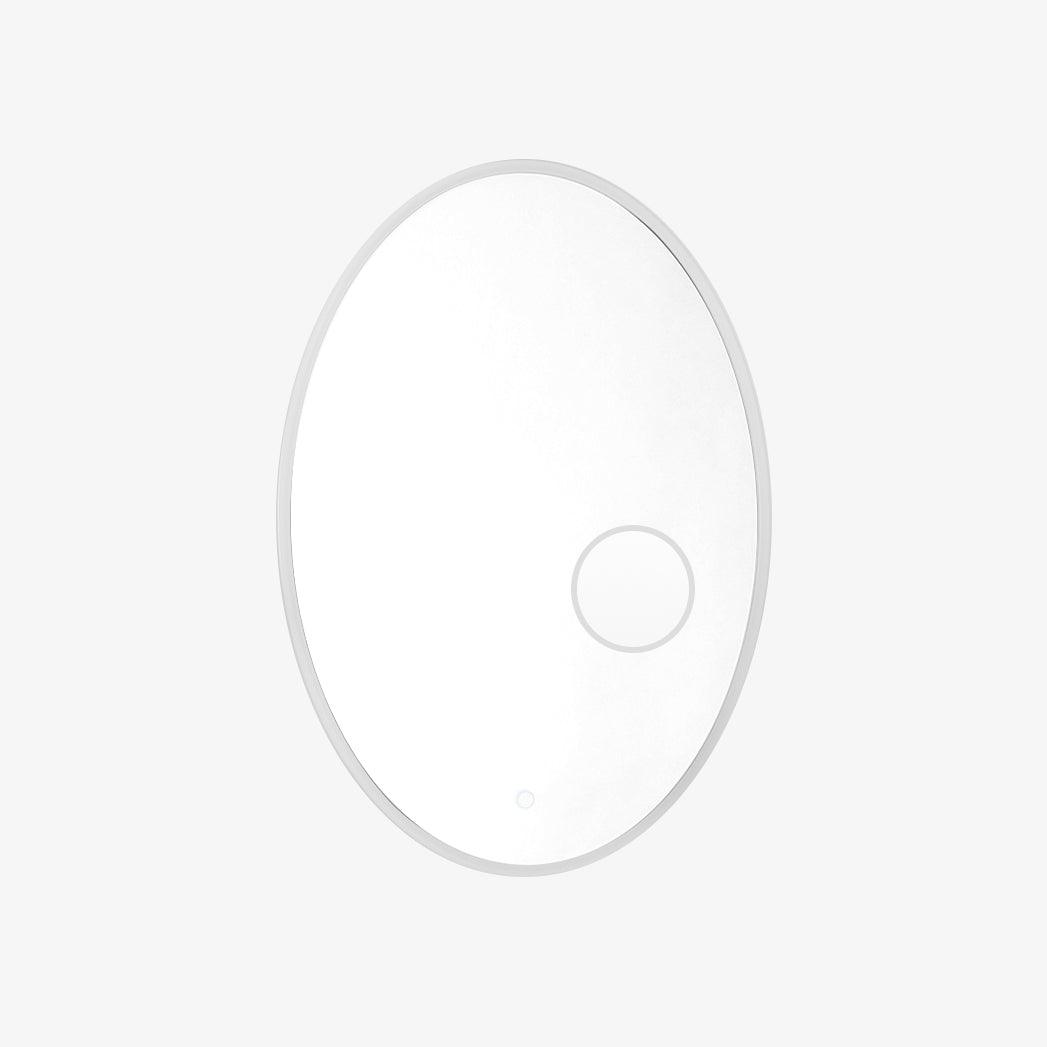 Ovariel Oval Mirror Metal Plastic Wall Light - Letslighting