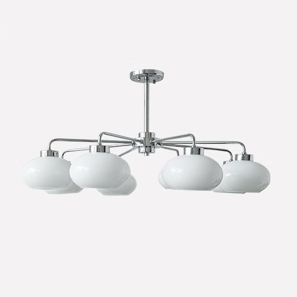 Oval Persimmon Chandelier - Letslighting