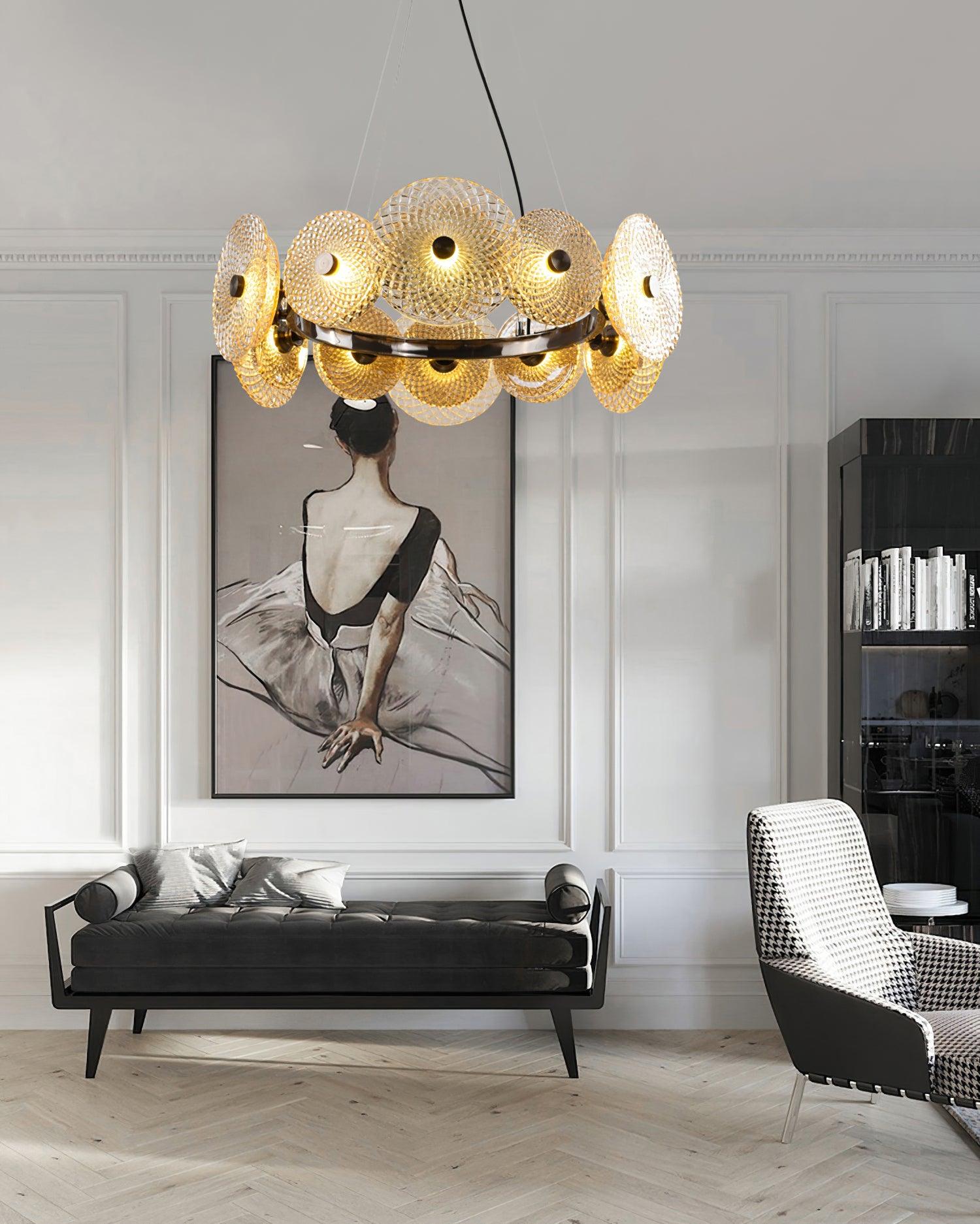 Zeveleth Postmodern Luxury Art Metal Crystal Chandelier - Letslighting