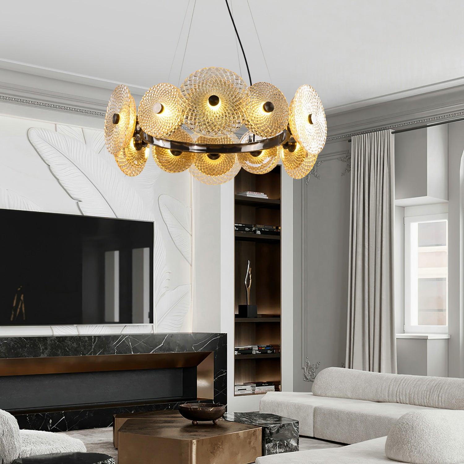 Zeveleth Postmodern Luxury Art Metal Crystal Chandelier - Letslighting