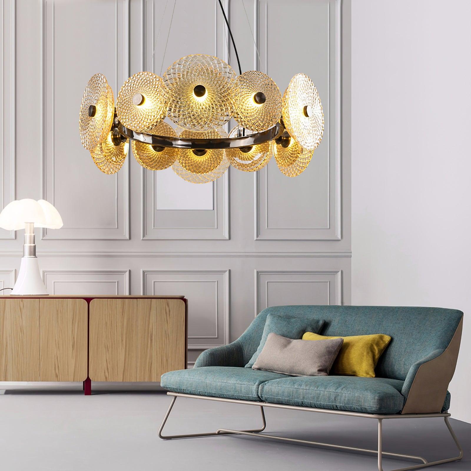 Zeveleth Postmodern Luxury Art Metal Crystal Chandelier - Letslighting