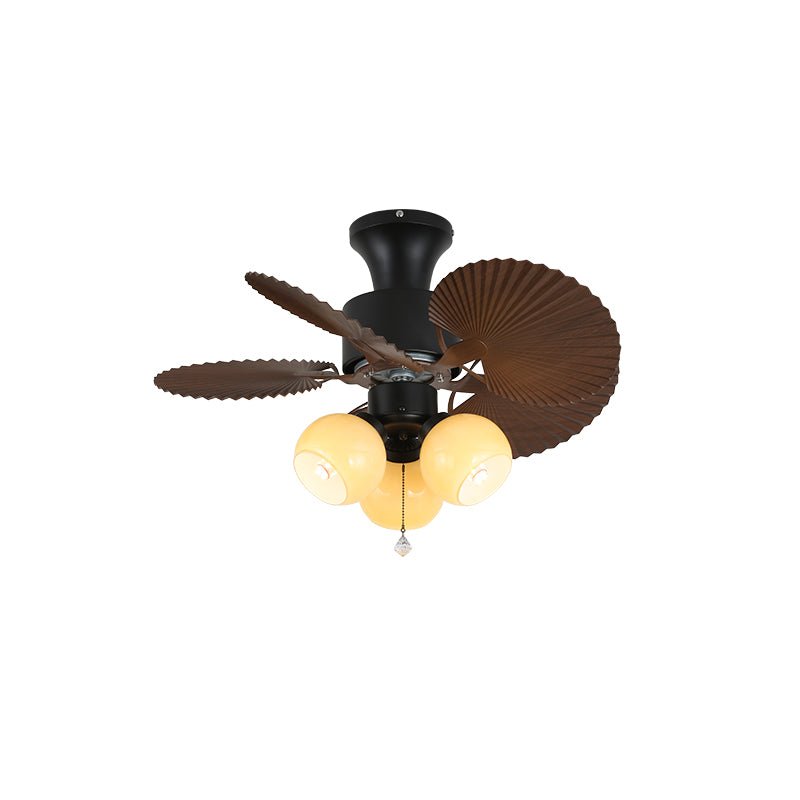 Ventilador de Techo Liora Tropical con Luz de Cristal