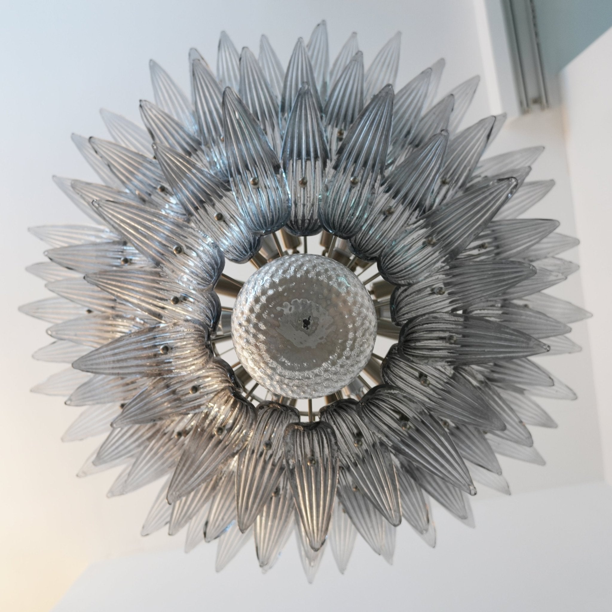 Aurora Chandelier Murano Glass Palm Leaf Tiered - Letslighting