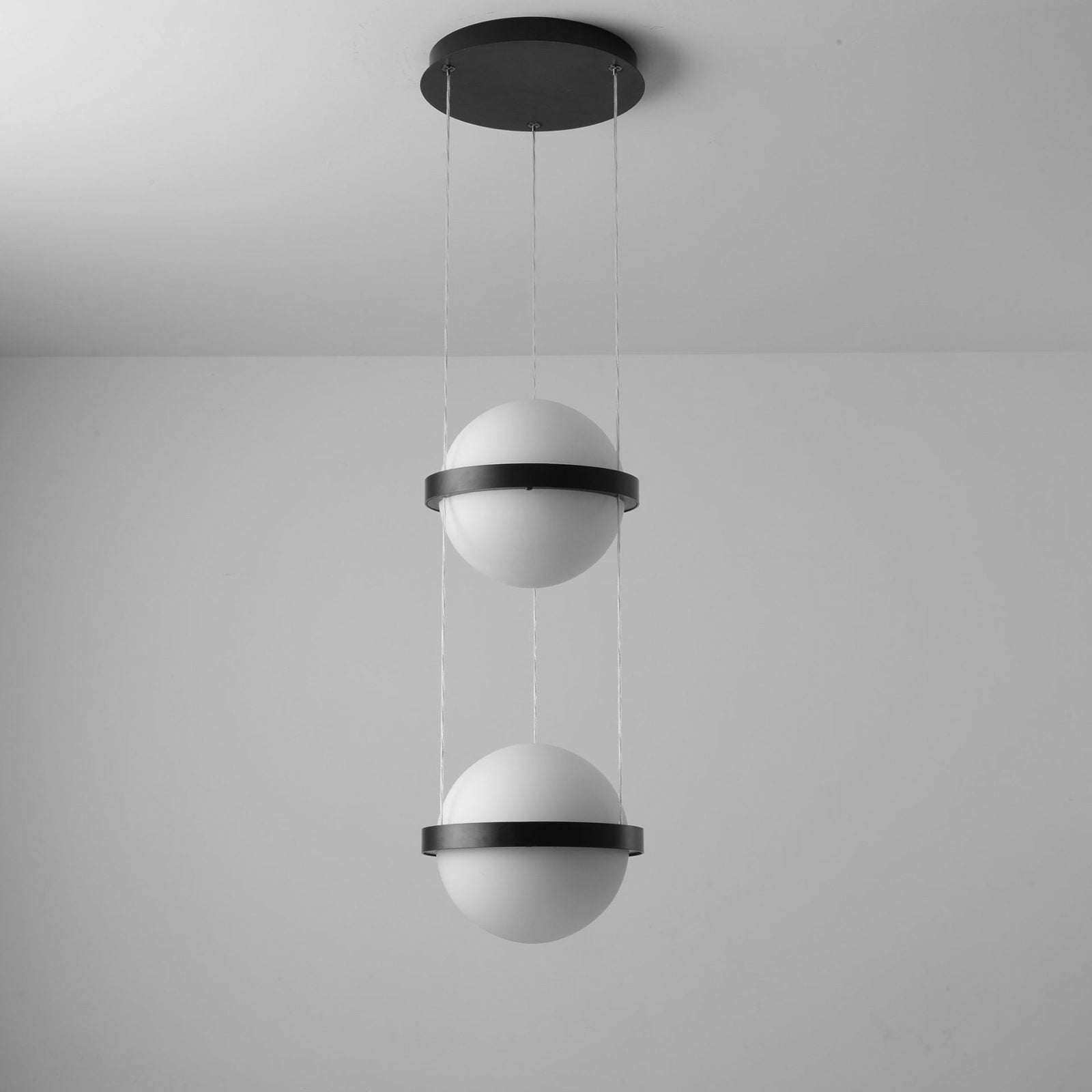 Vacaria Modern Minimalist Metal Plastic Pendant Lamp - Lamp Copper