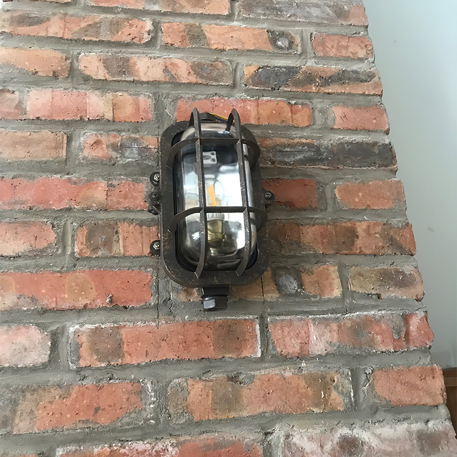 Omirara Unique Traditional Glass Wall Light - Lamp Copper