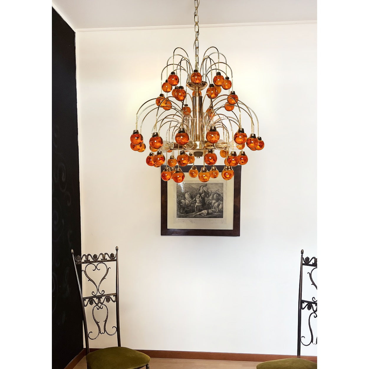 Avmirora Postmodern Luxury Metal Glass Chandelier - Lamp Copper